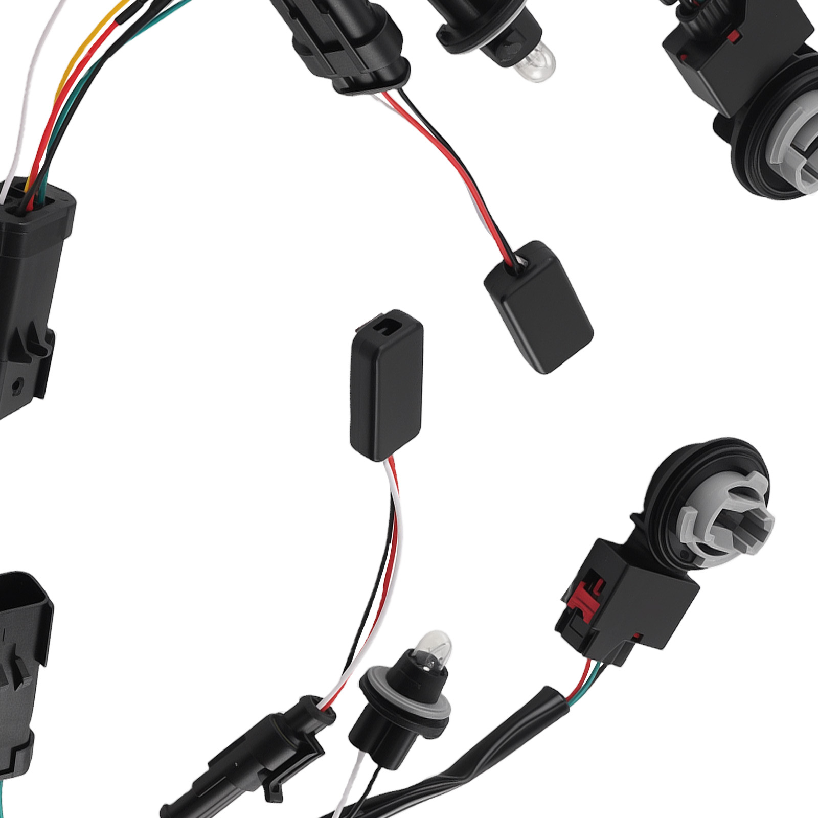 2pcs Rear Lamp Wiring Harness for Ram 1500 2013-2022 Left Right Side Pair