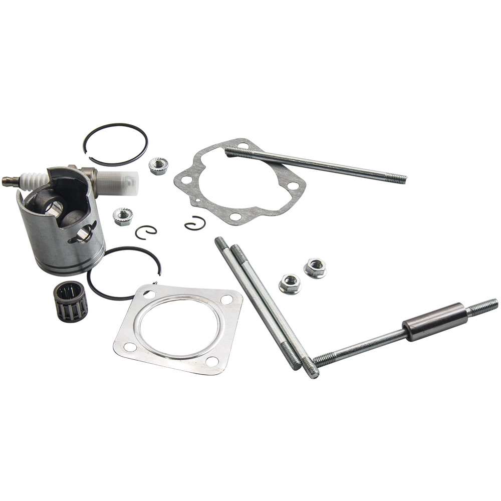 11111-04001 49cc Piston Cylinder Head Top End Kit for Suzuki Quadrunner LT50