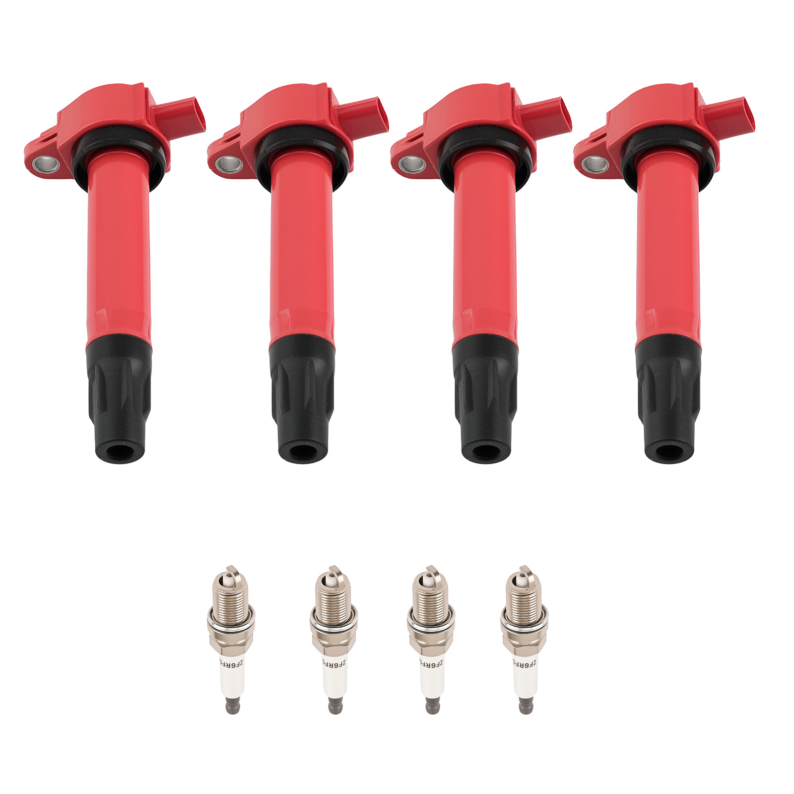 4pcs Ignition Coils & 4pcs Spark Plugs for 2007-2011 Dodge Caliber 2.4L UF557