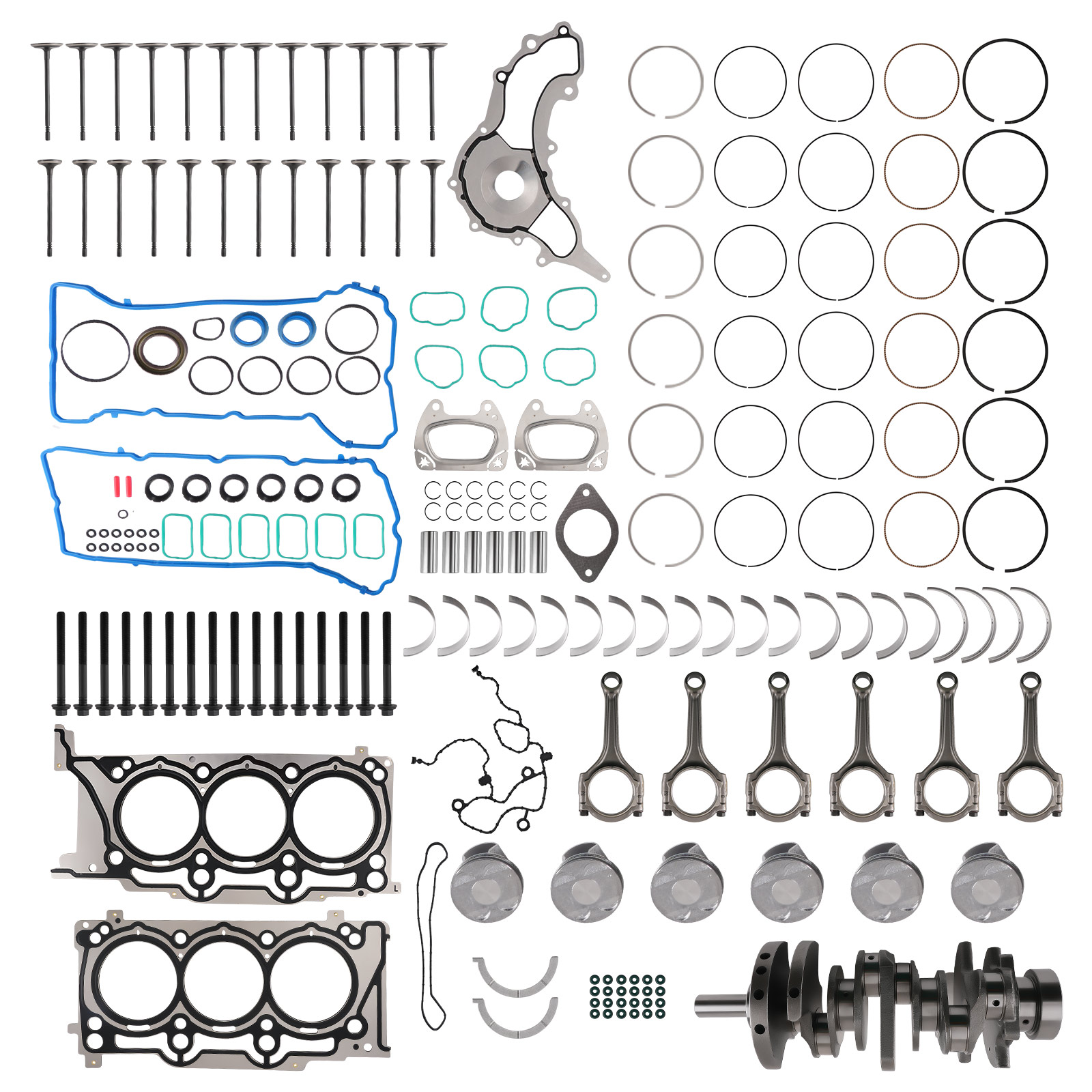 Crankshaft Engine Rebuild Kit for Dodge Challenger 3.6L 2011-2016 5184503AH