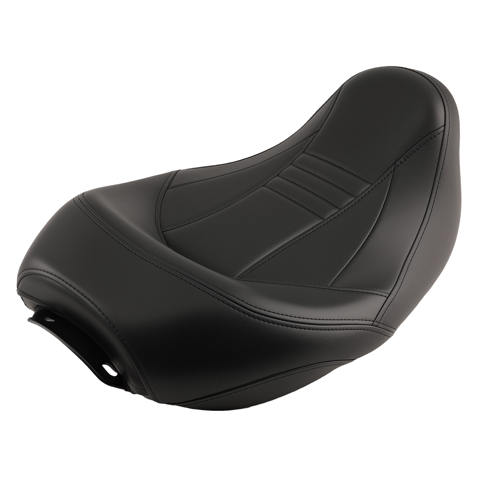 Driver Passenger Seat for Harley Touring Road Glide 2009-2024 Black Leather