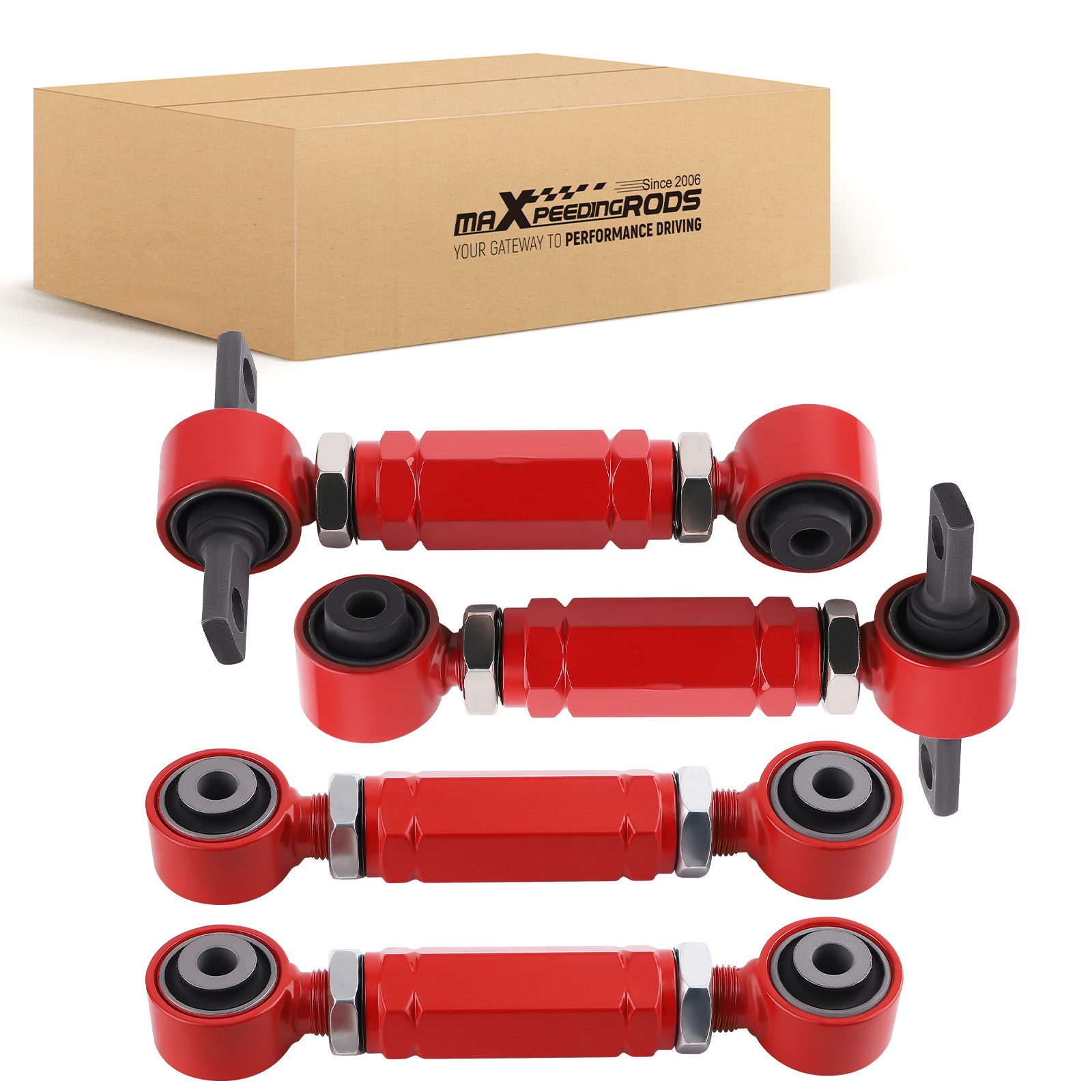 Rear Camber Kit & Toe Arm Kit for Honda Civic 88-00 CRX Del Sol Integra 90-01