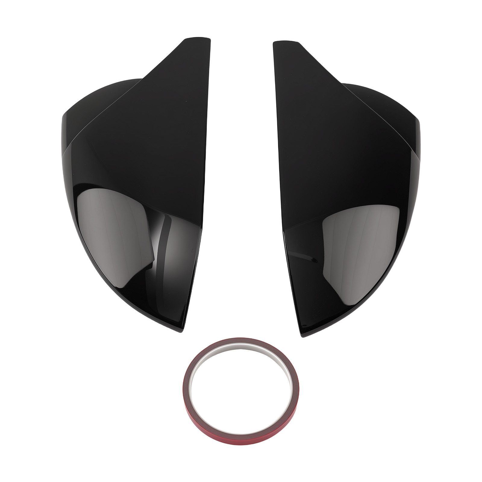 Black Mirror Guard Set for Hyundai Elantra N LED Signal 2022-2024 ABS Pair