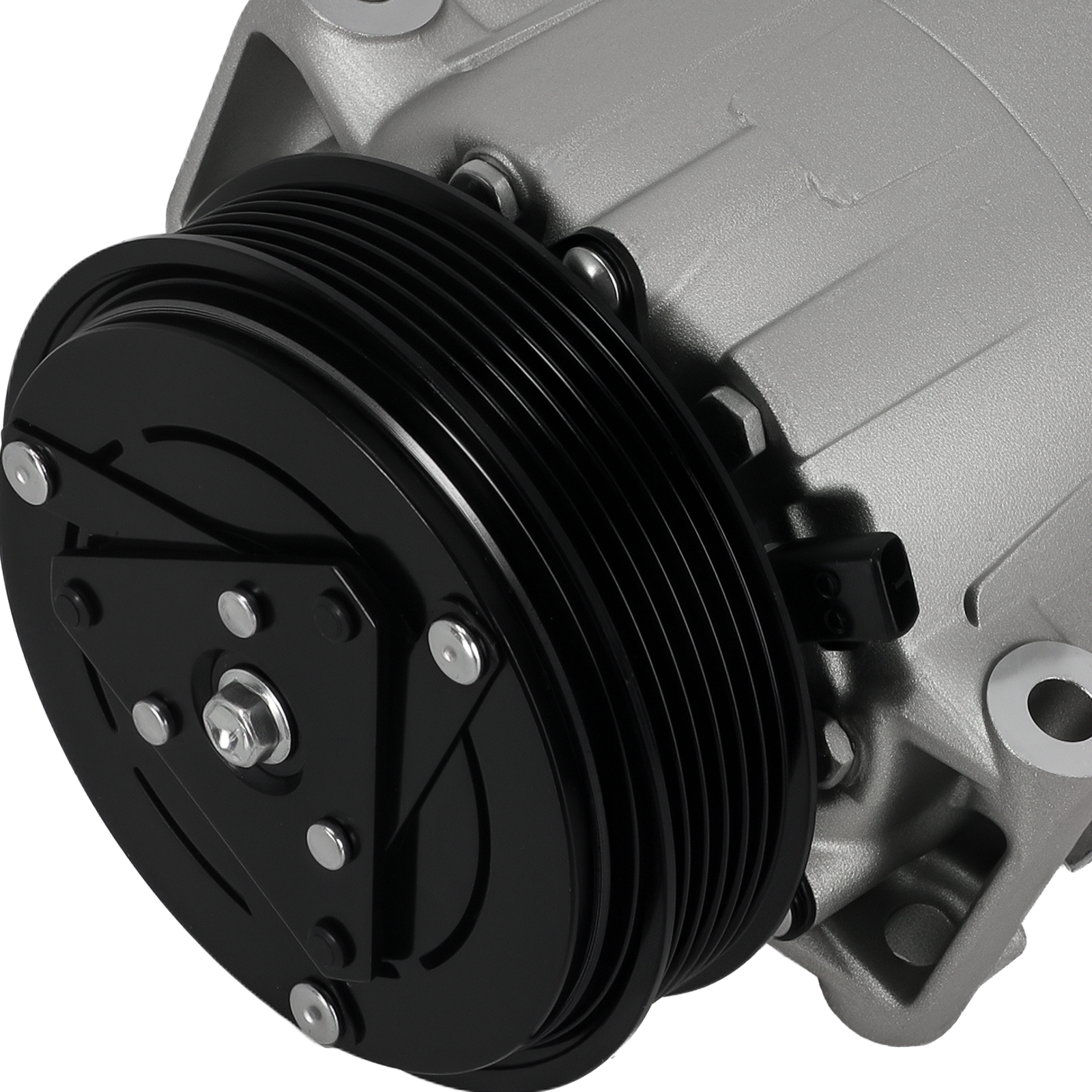 AC A/C Compressor Kit For Maserati Ghibli V6 3.0L 2014-2019 120mm Pulley 12V