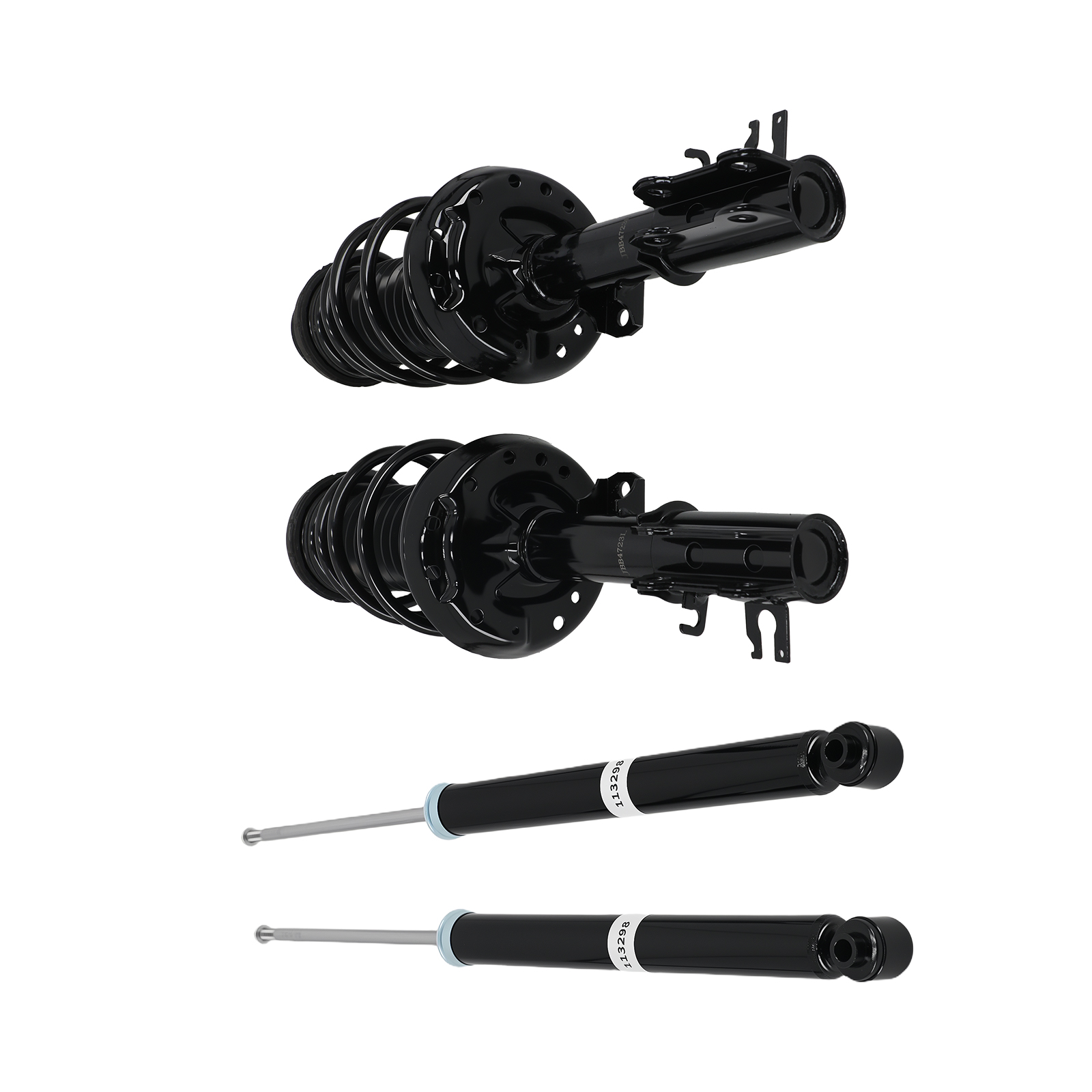 4x Front + Rear Struts w/Coil Spring For 2012-2020 Chevrolet Sonic 346342