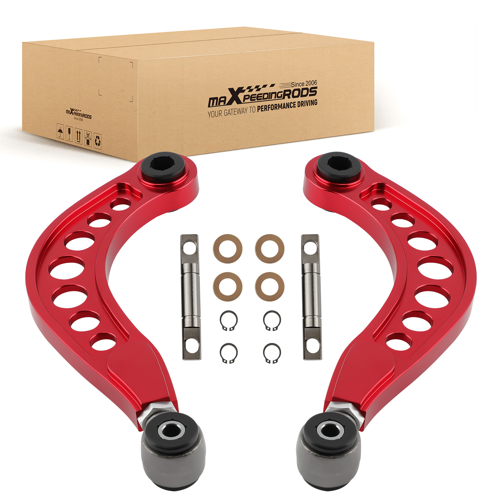 Adjustable Rear Alignment Camber Arm Kit +/- 3 For Honda Honda Acura CSX-S 06-15
