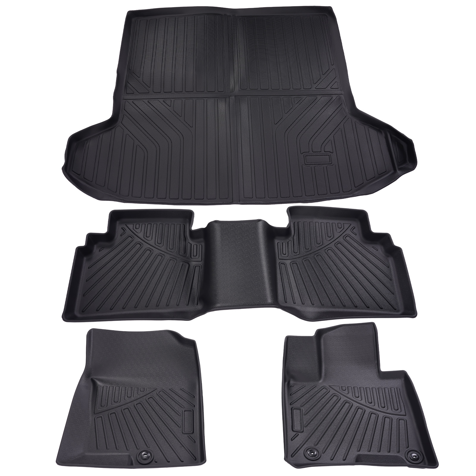 3D Floor Mats & Cargo Liner Full Cover fit for Hyundai Tucson 2022-2025 Black