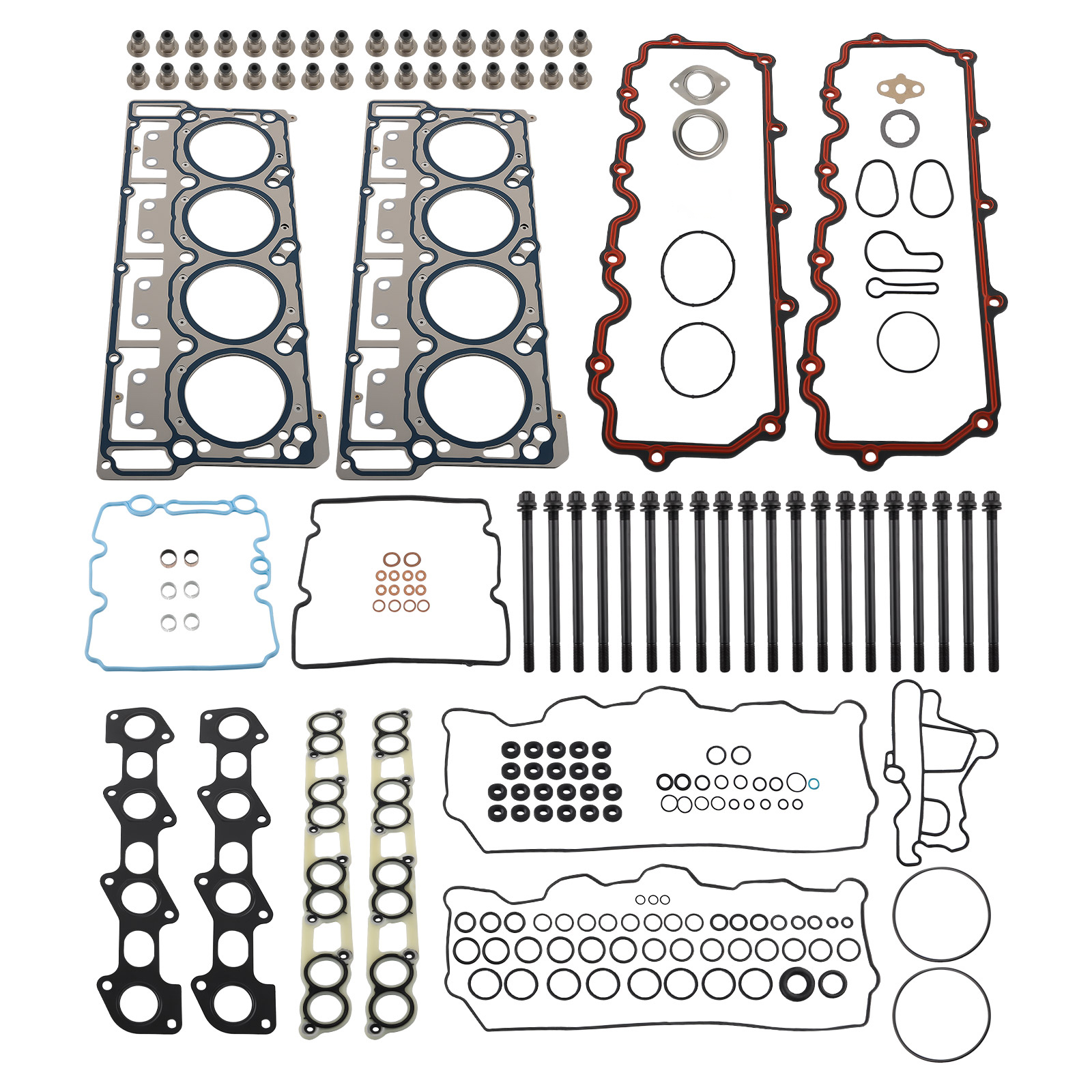 Head Gasket Set w/ Bolts for Ford 6.0L Powerstroke Diesel 2003 2004-2009 2010