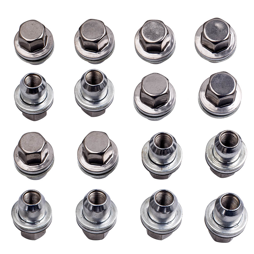 16 x Wheel Nut Radmutter  for  Land Rover L322 Discovery 3 4 5 Range Rover Spor