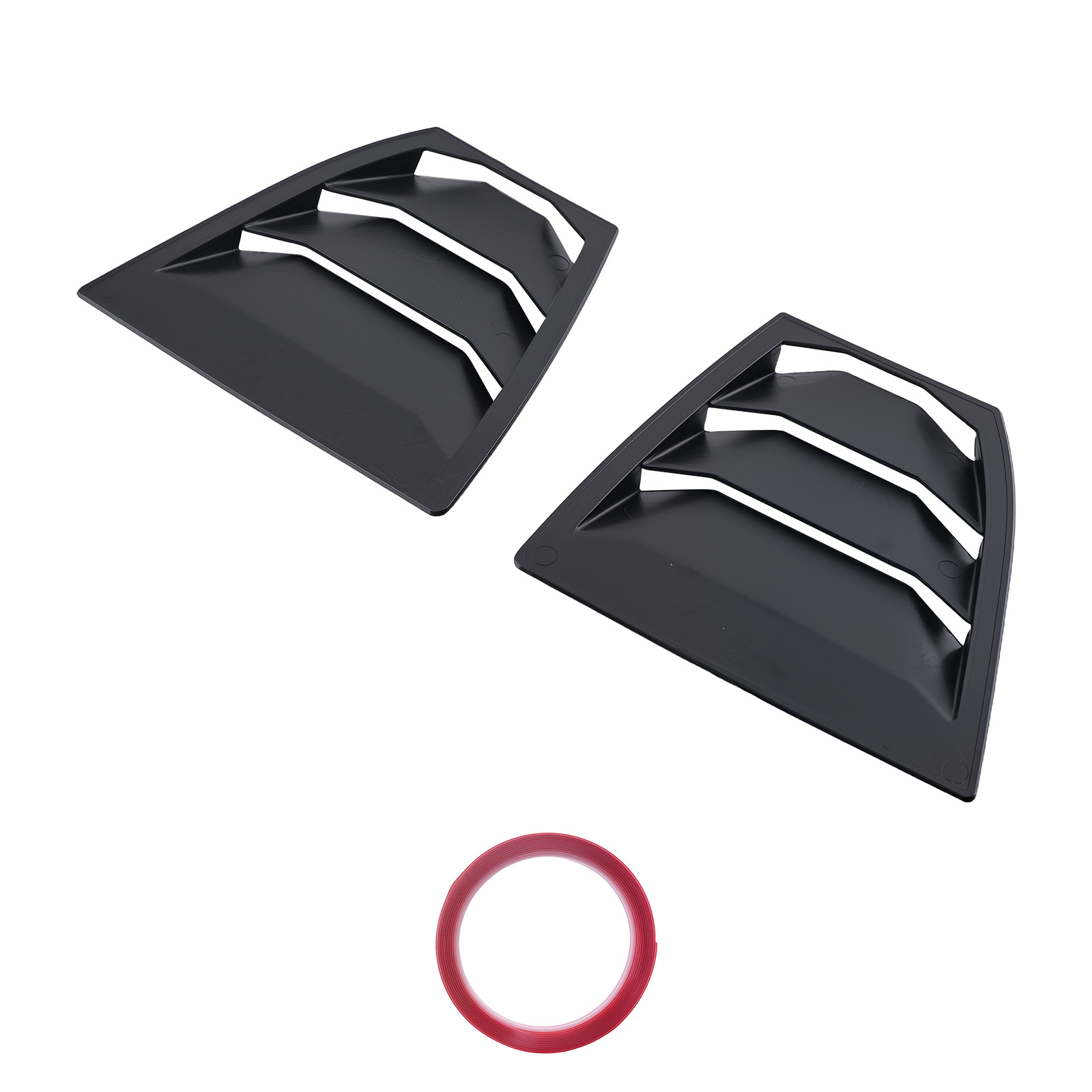 Gloss Black Window Louvers for Mazda 3 Axela 2014-2018 ABS Side Privacy