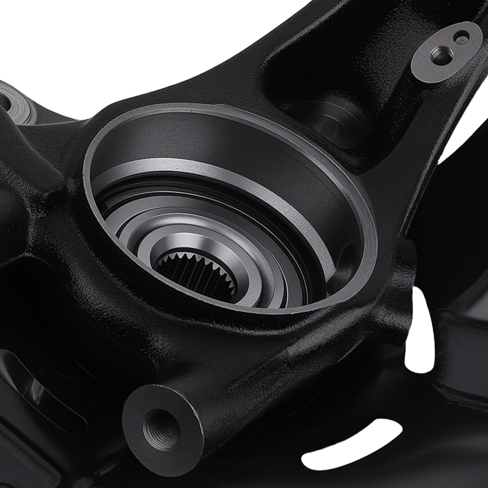 2Pcs Front Steering Knuckle & Wheel Hub Bearing Assy For Hyundai Sonata 2006-10