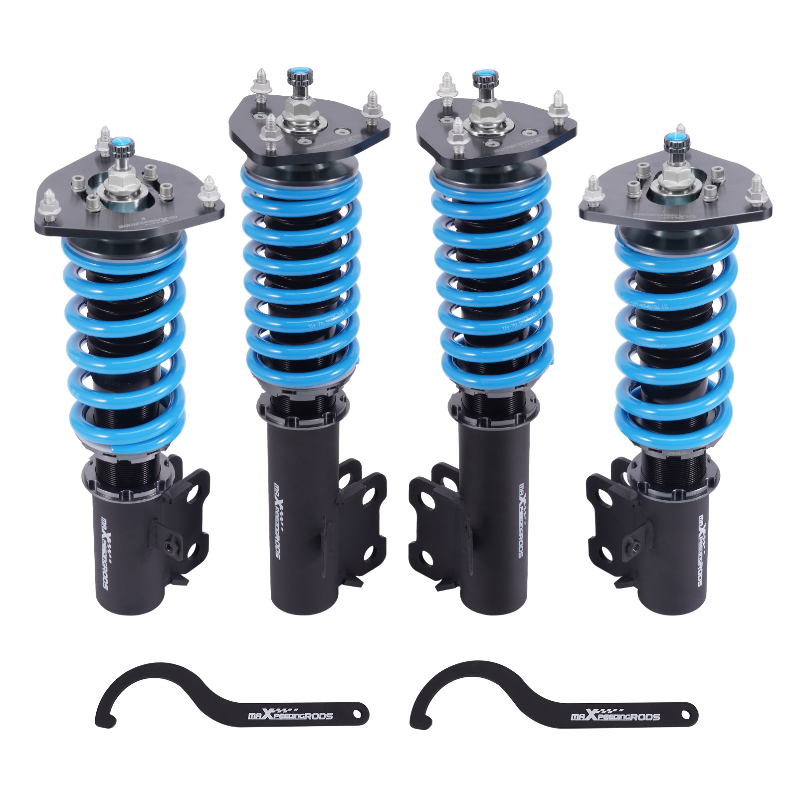 4x Adjustable Damper Coilover Shocks For Subaru Impreza GC8 GC6 EJ20 EJ205 92-00