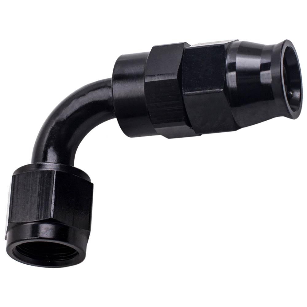 -6AN 20FT PTFE Stainless Steel Braided Oil Fuel Line Fitting Hose Kit 6 Meters