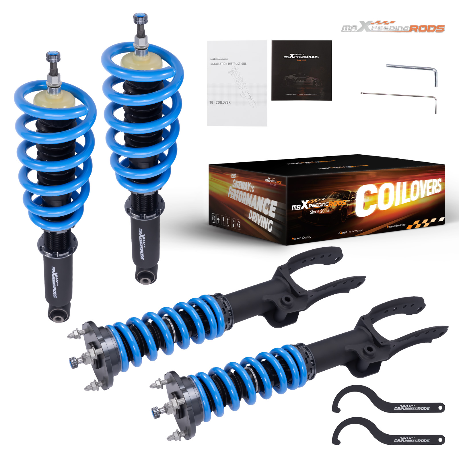 Amortisseur Combiné Fileté for Porsche Cayenne (92A/Type 958) 11-18 4.8 4.2 3.6