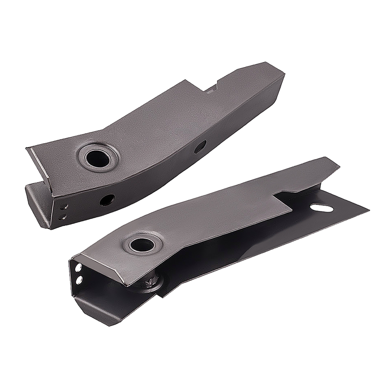 2 Pcs Rear Shackle Mount Frame Repair Kit For Jeep Wrangler Yj 87-95 Grey