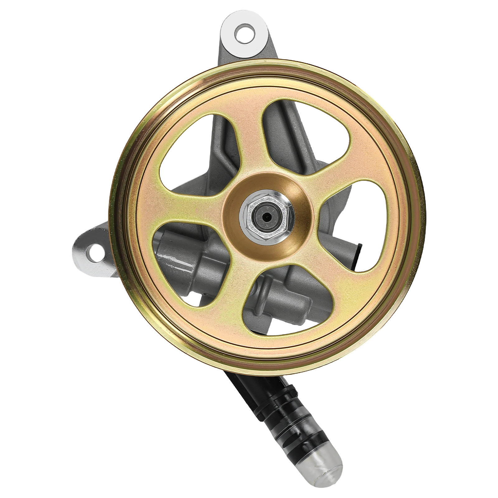 Power Steering Pump w/ Pulley for Honda Accord 2008-2012 Pilot 09-2011 3.5L