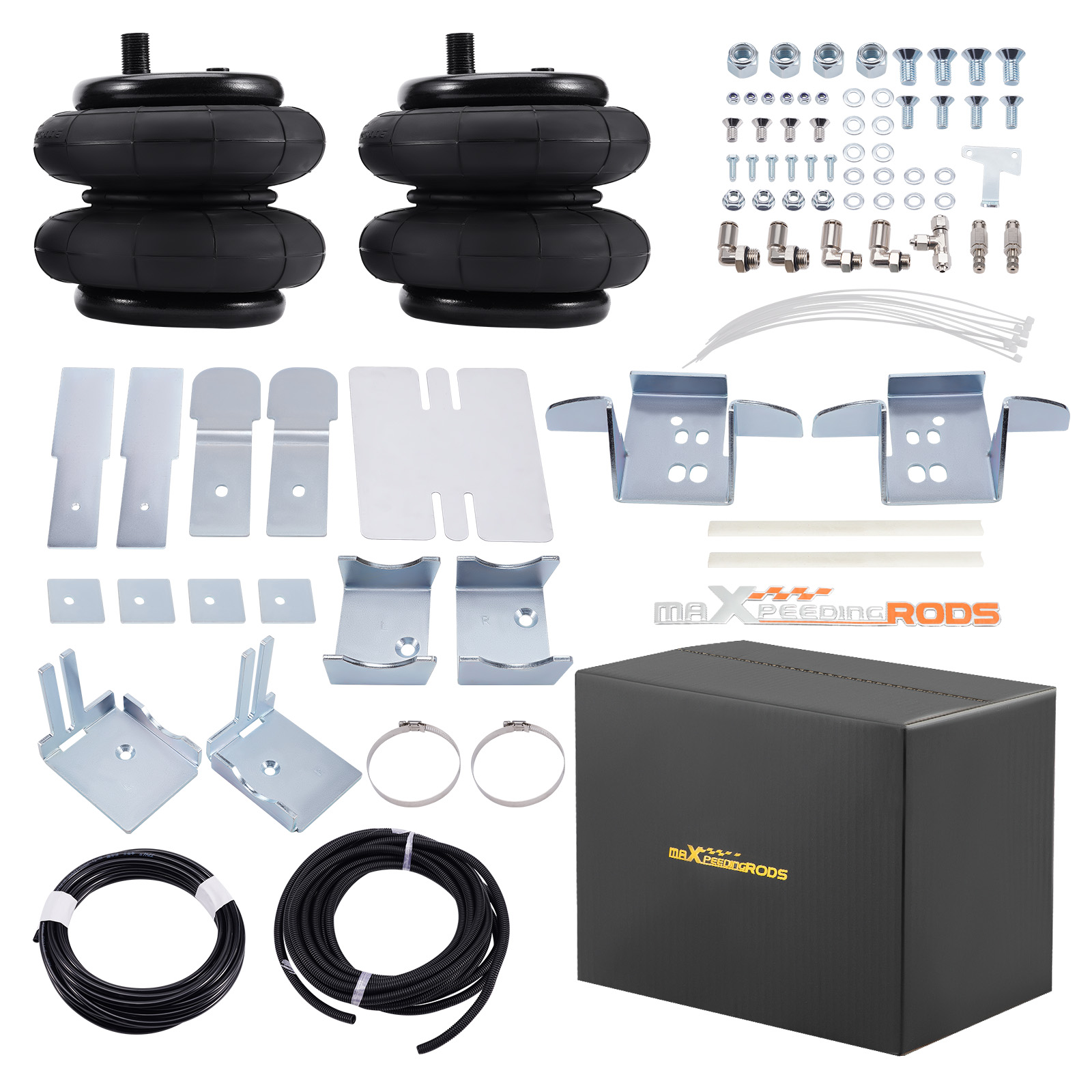 2x Luftfederung + Halterung Kit for Mercedes Sprinter 3,5-T VS30 907 RWD 2018-