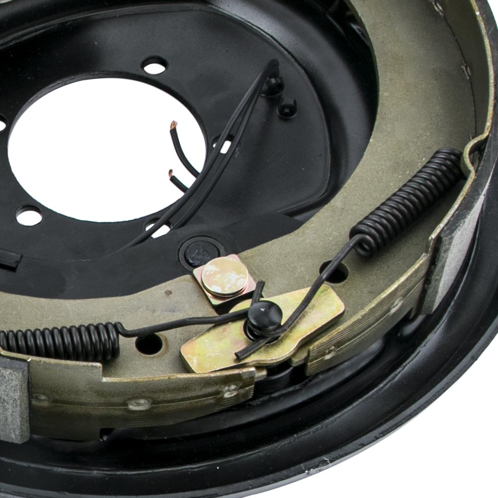 2x Electric Trailer Brakes Right & Left Backing Plate 12