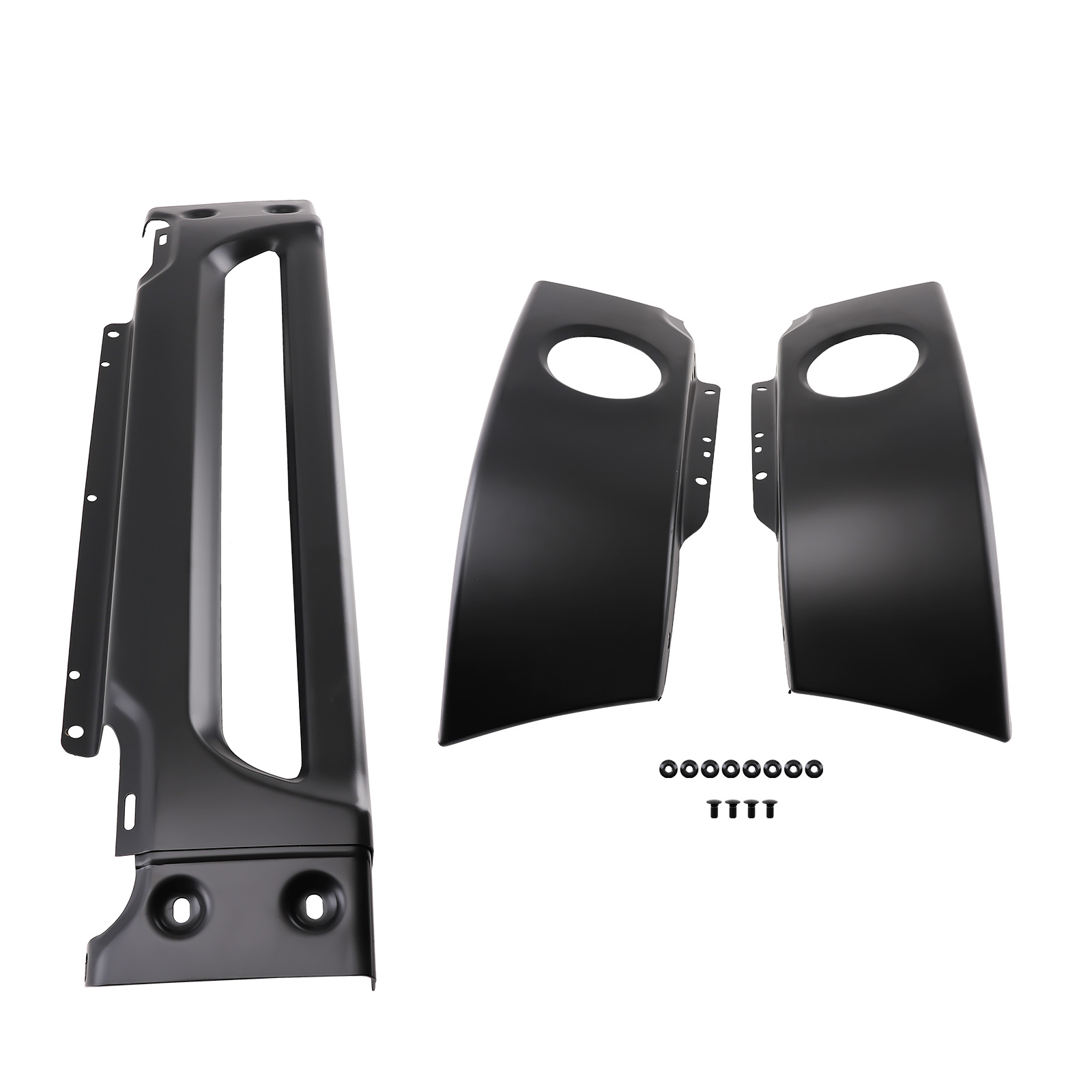 Front Bumper Bar for Ford F150 2006-2008 Steel Black W/ Fog Light Holes