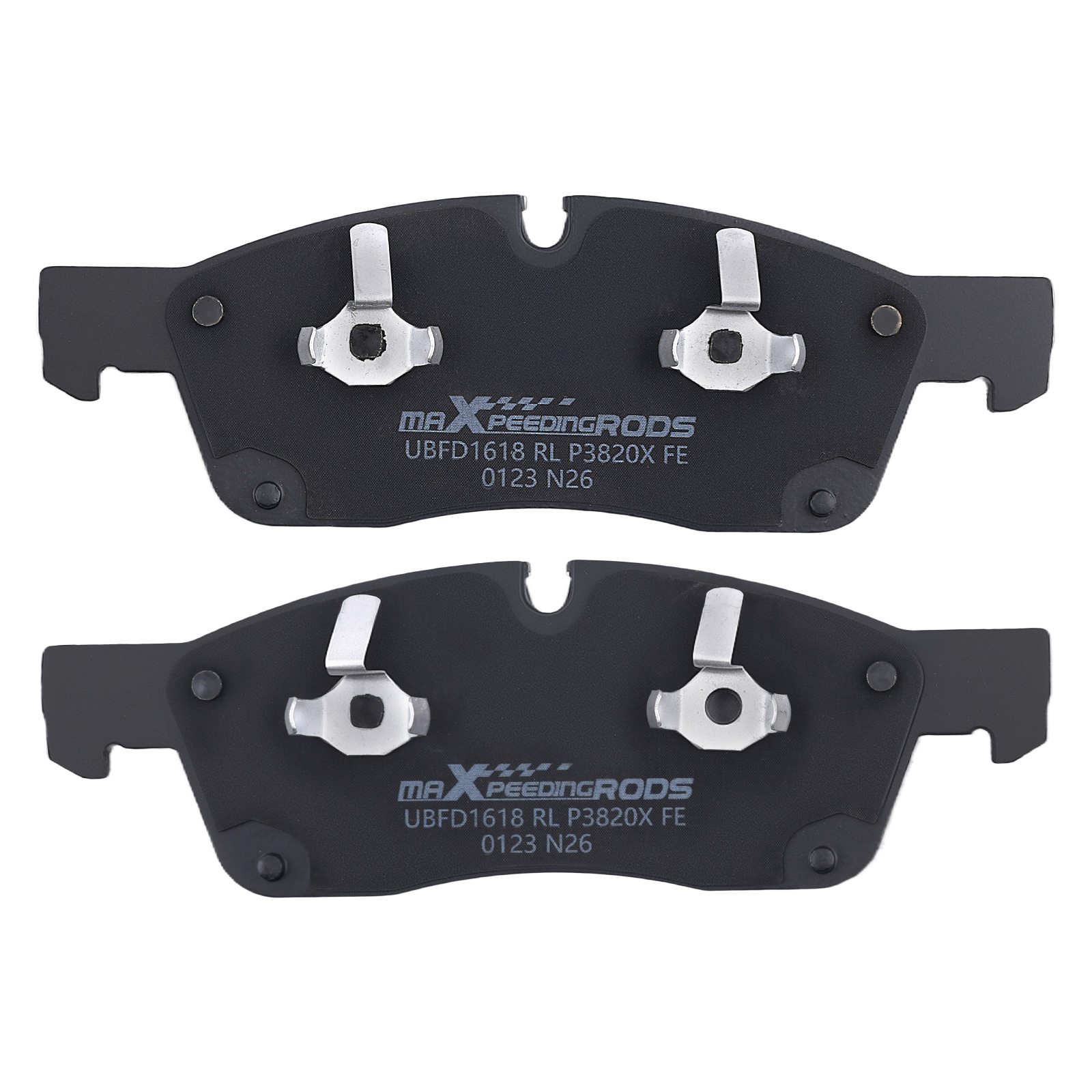 4pcs Front Brake Pads Set for Jeep Grand Cherokee 2011-2016 D1455 w/Hardwares