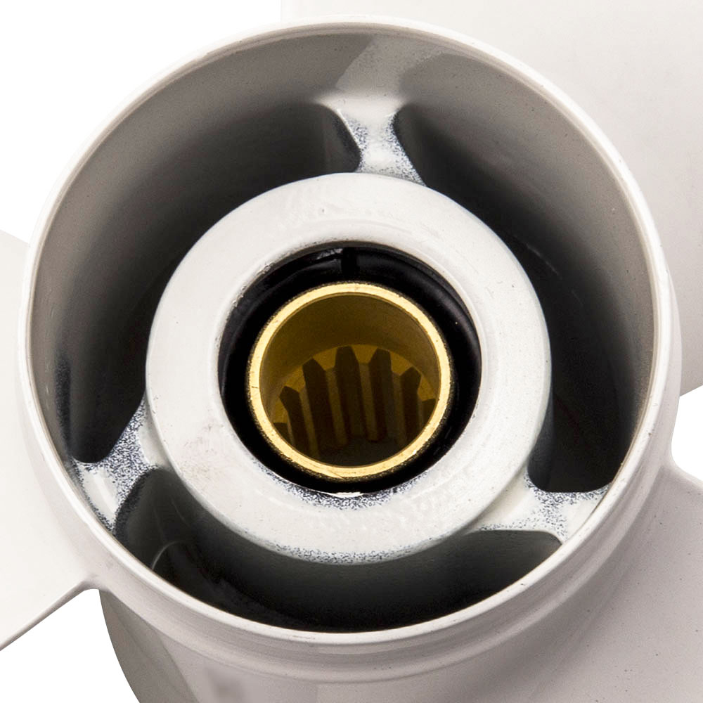 3x Blades White Boat Propeller For Yamaha Outboard Engine 60HP 40HP 50HP 55HP