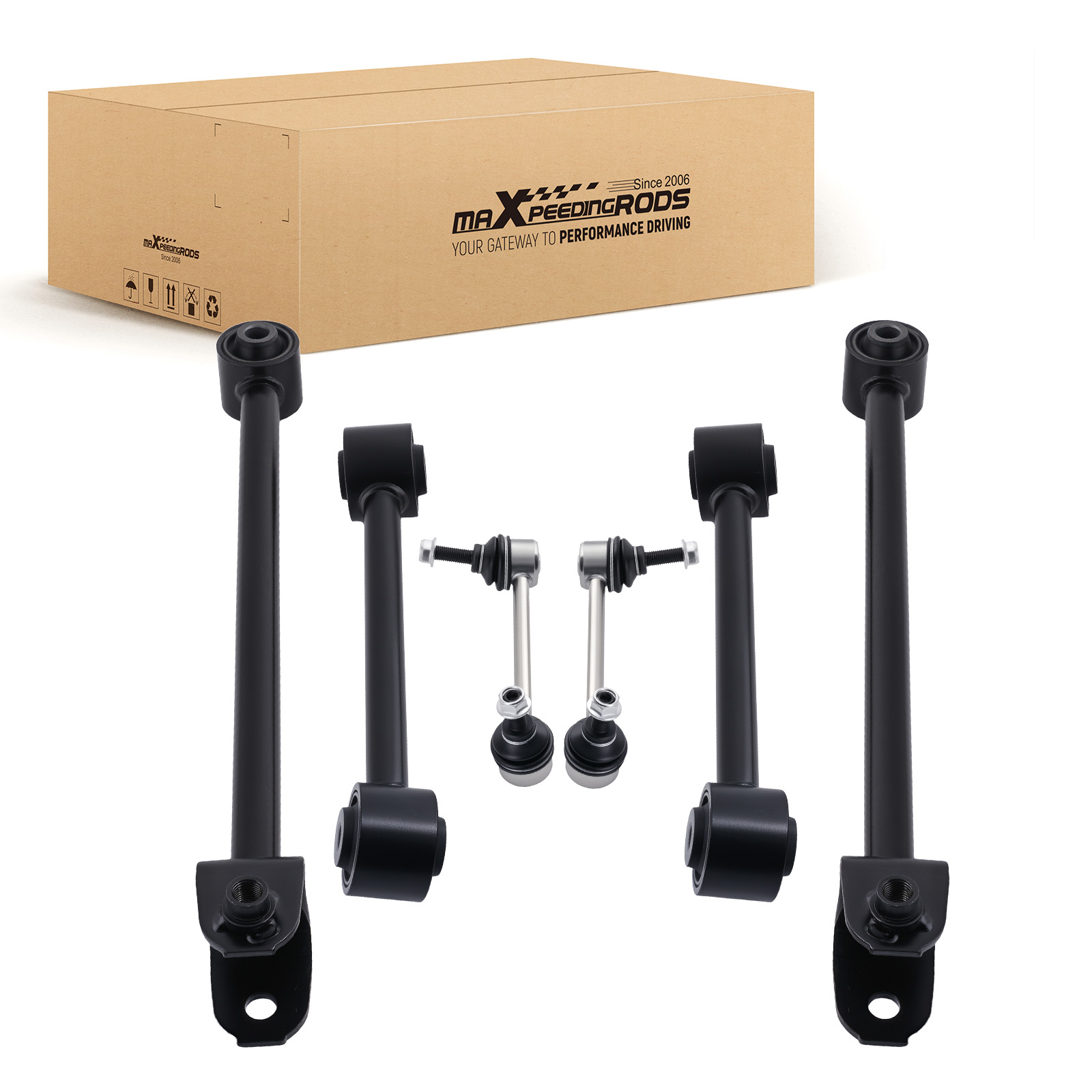 Rear Upper & Lower Suspension Control Arm Sway Bars for Acura TL TSX 2009 - 2014