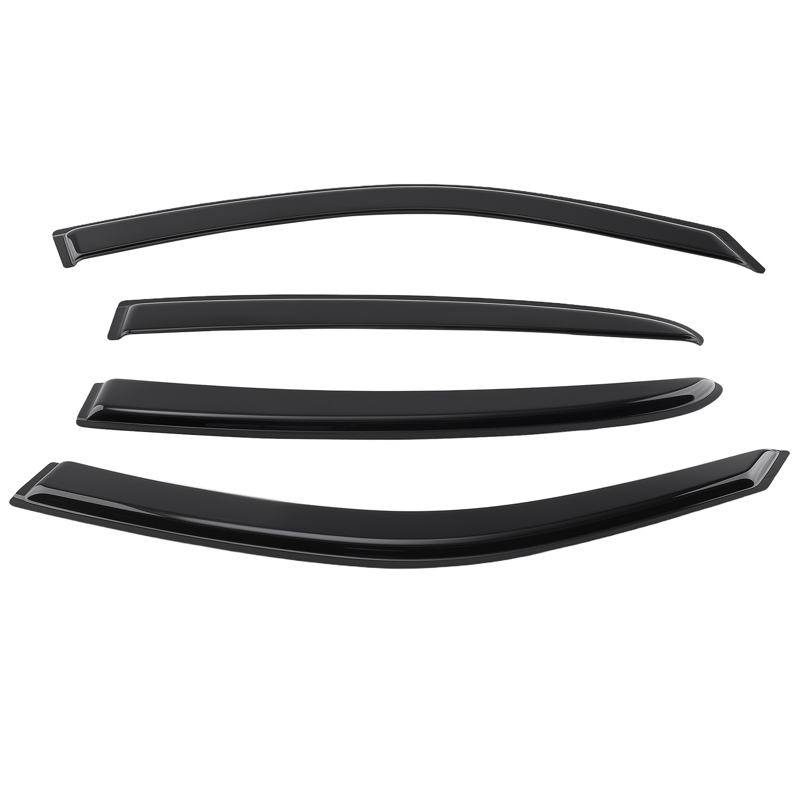 Acrylic Window Visors Rain Guards Set for Dodge Charger 2011-2023