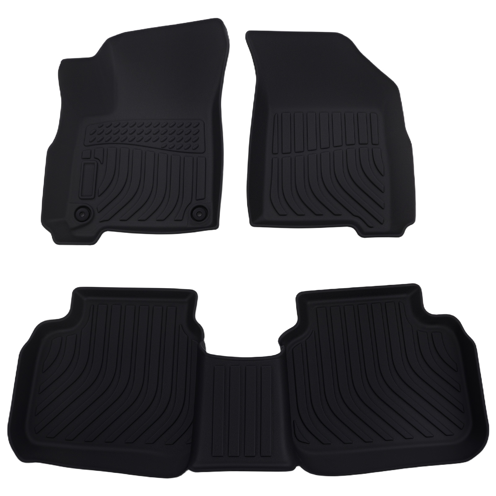 All-Weather Custom Floor Mats for Dodge Journey 2011-2020 Black TPE Waterproof