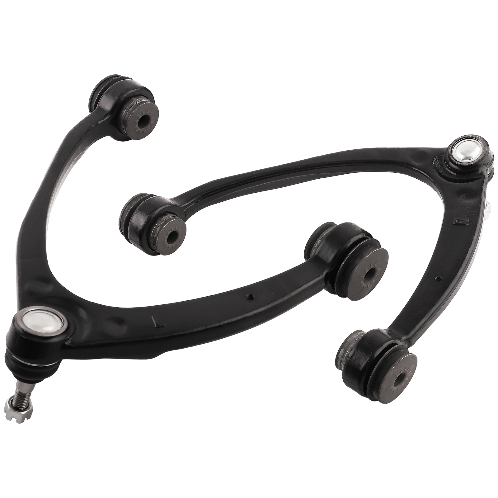 12x Front Upper Control Arms Tierods Kit For 2007-13 Chevy Silverado Sierra 1500