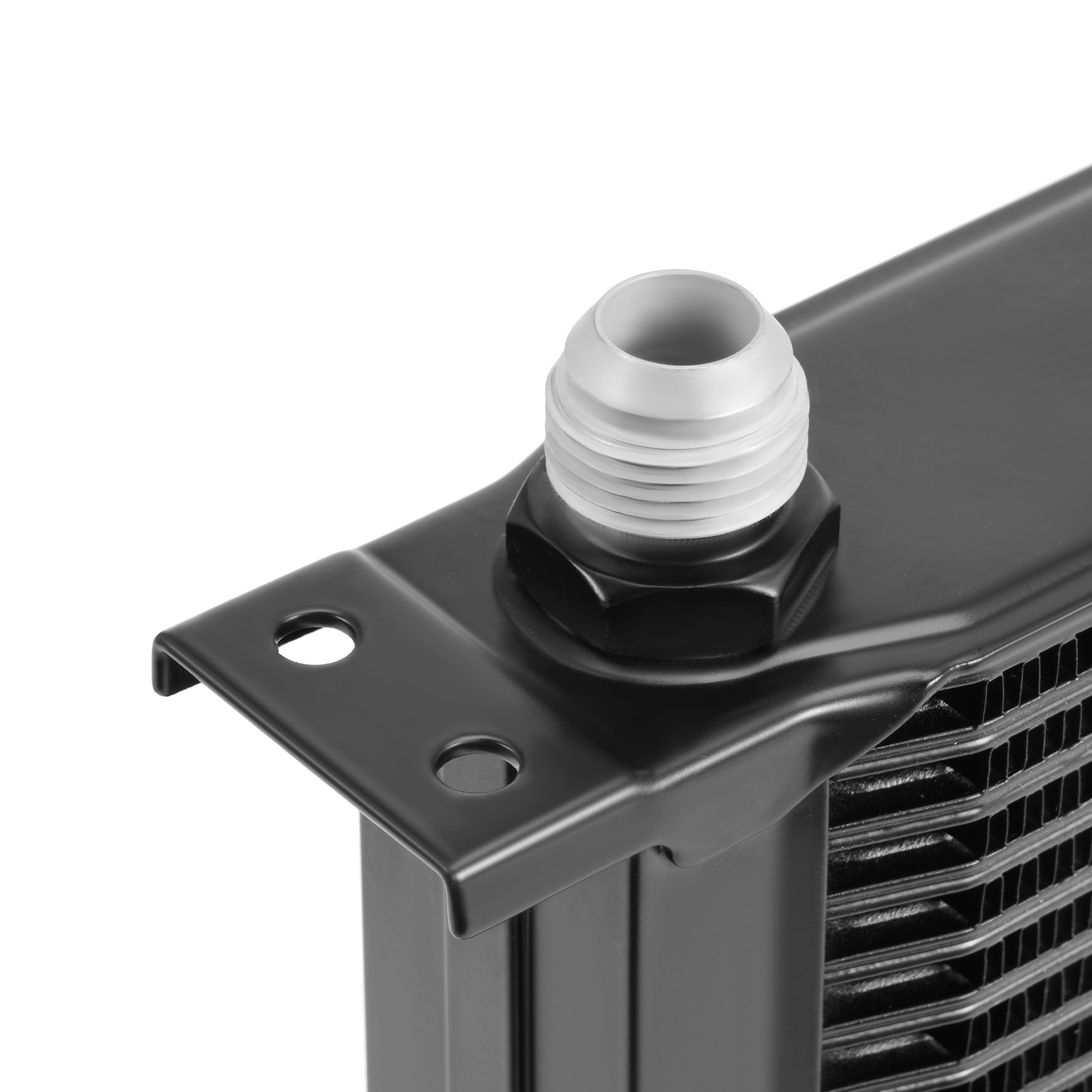 16-Reihen Ölkühler Kit Universal Aluminium Transmission Oil Cooler AN10 Adapter