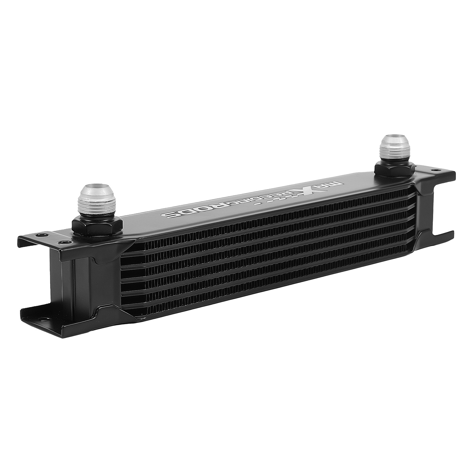 7 Row Aluminum Oil Cooler Kit 10AN Transmission Engine Cooler Universal Black