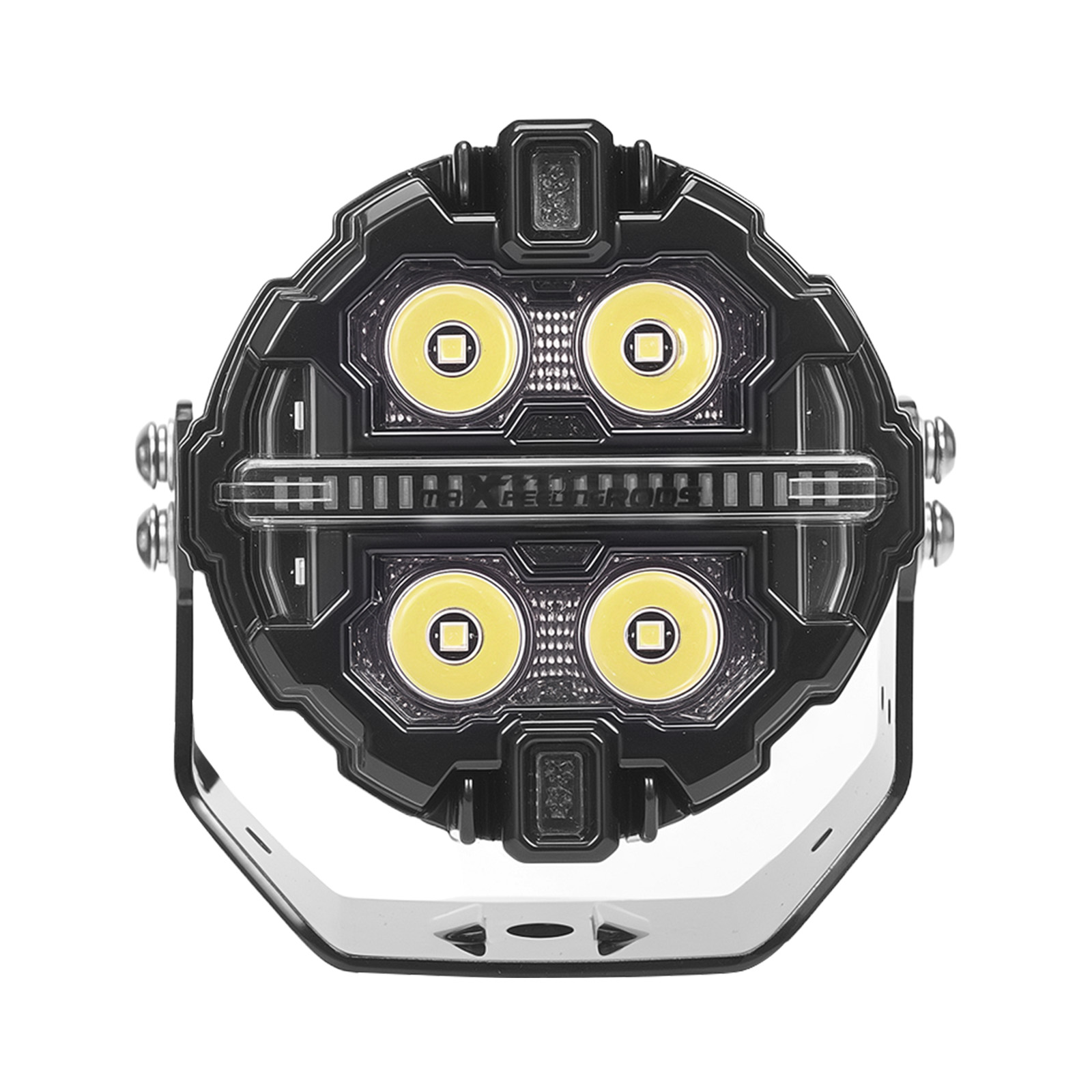 LED Driving Light Bar RGB DRL 19200LM For ATV UTV 4X4 Marine Off Road 19200LM