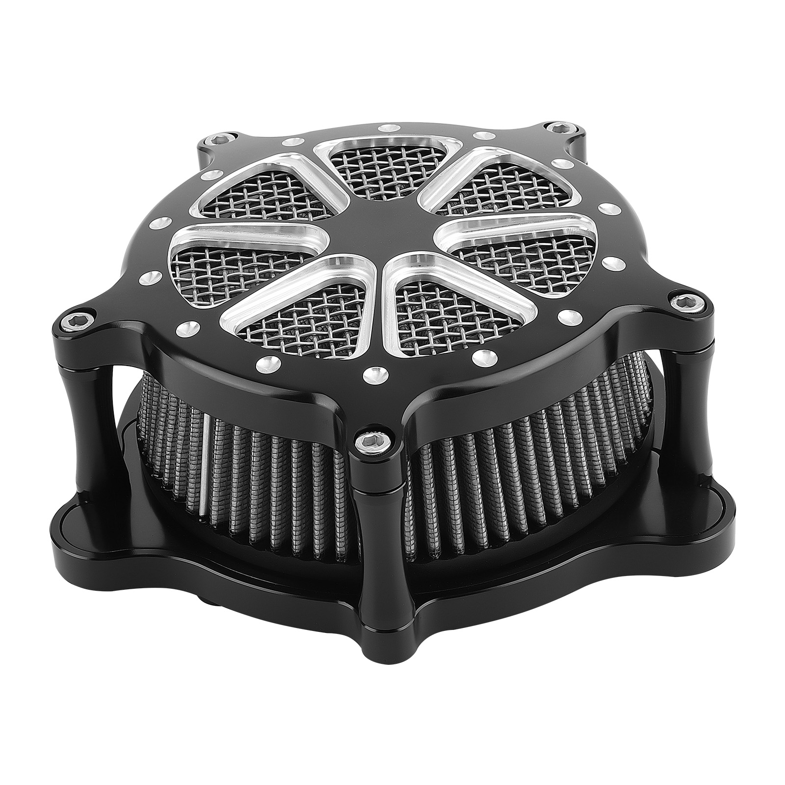 Air Cleaner Filter Kit For Harley Touring Road King Street Glide Softail Dyna