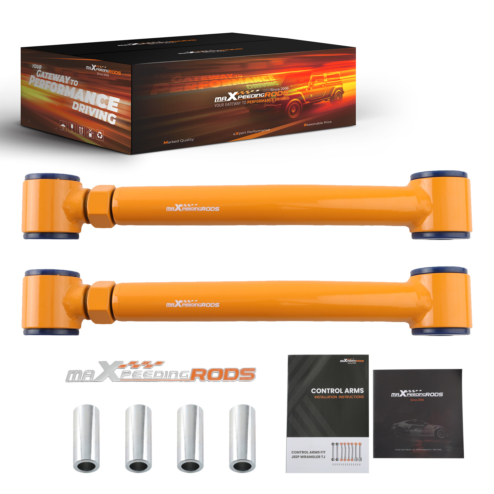 Adjustable Front Lower Control Arm Heavy Duty For Jeep Wrangler TJ Cherokee XJ