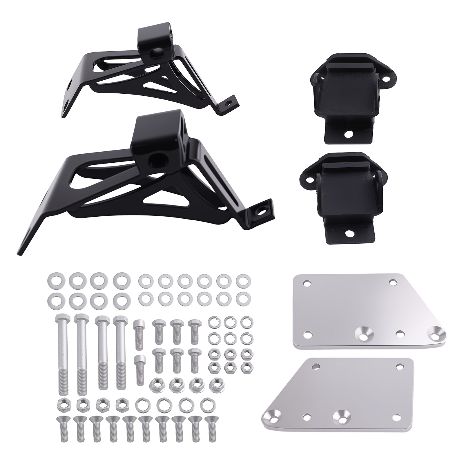 LS Engine Mount Kit for Chevy C10 1963-72 6372MP-SM Complete Installation Bracke