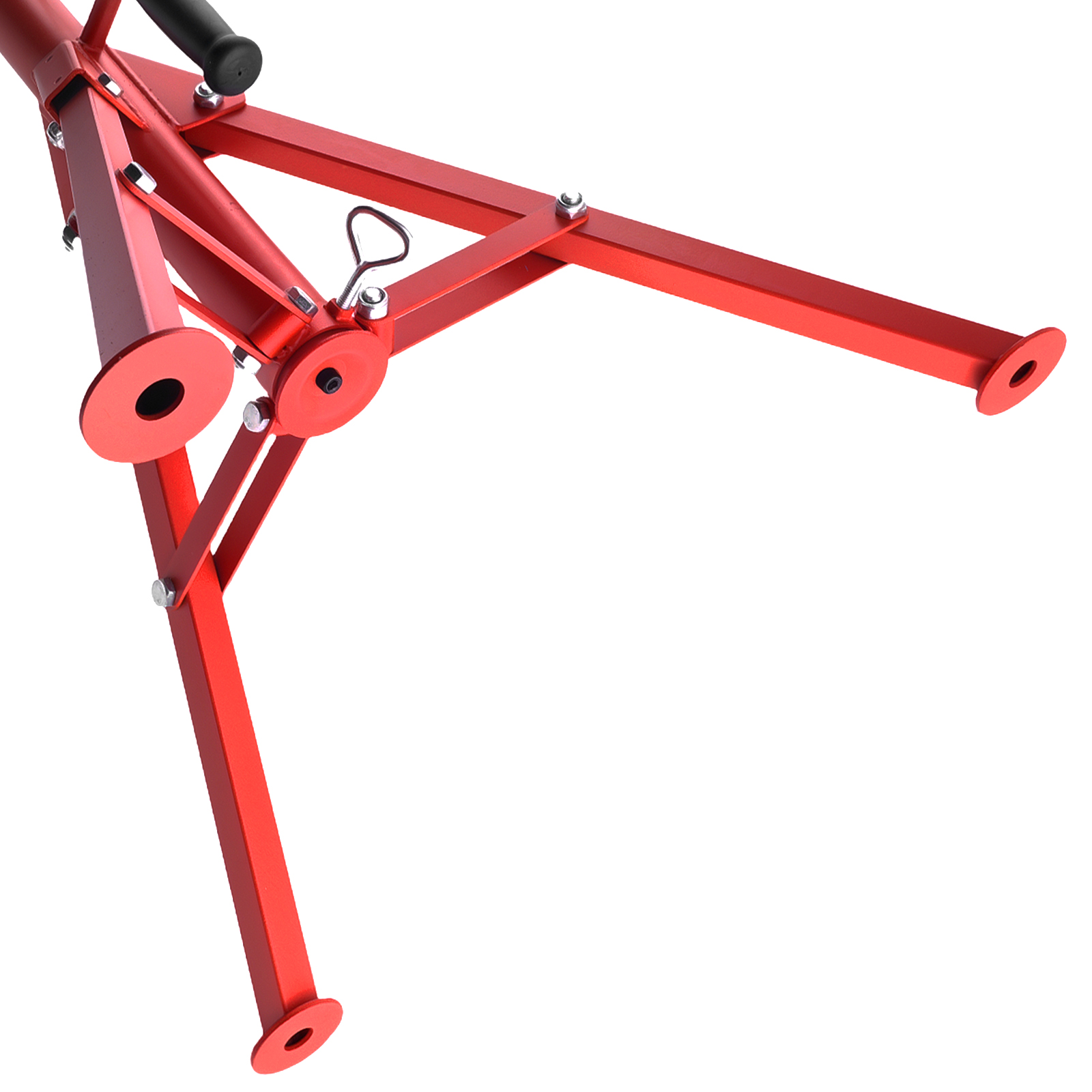 Adjustable Roller Support Stand 2500lbs 27.6-52in Height Steel Workshop Tool