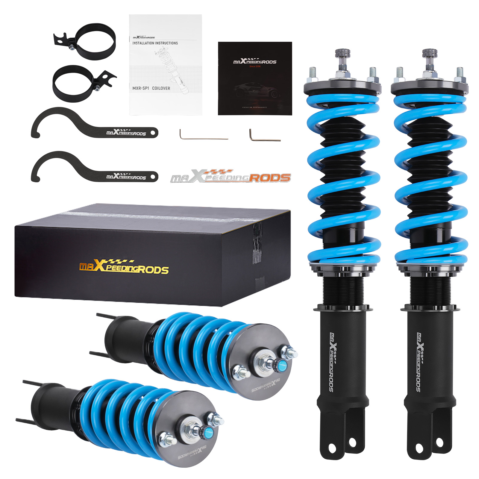 Amortisseurs combinés fileté réglables for Honda S2000 Ap1 Ap2 2.0 2.2 Vtec