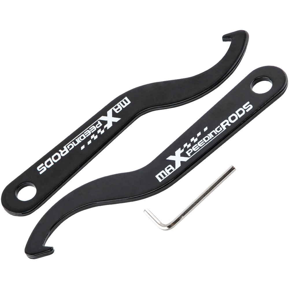 2PCS Coilover Adjustment Tool Spanners Wrench for Aftermarket Coilover Steel