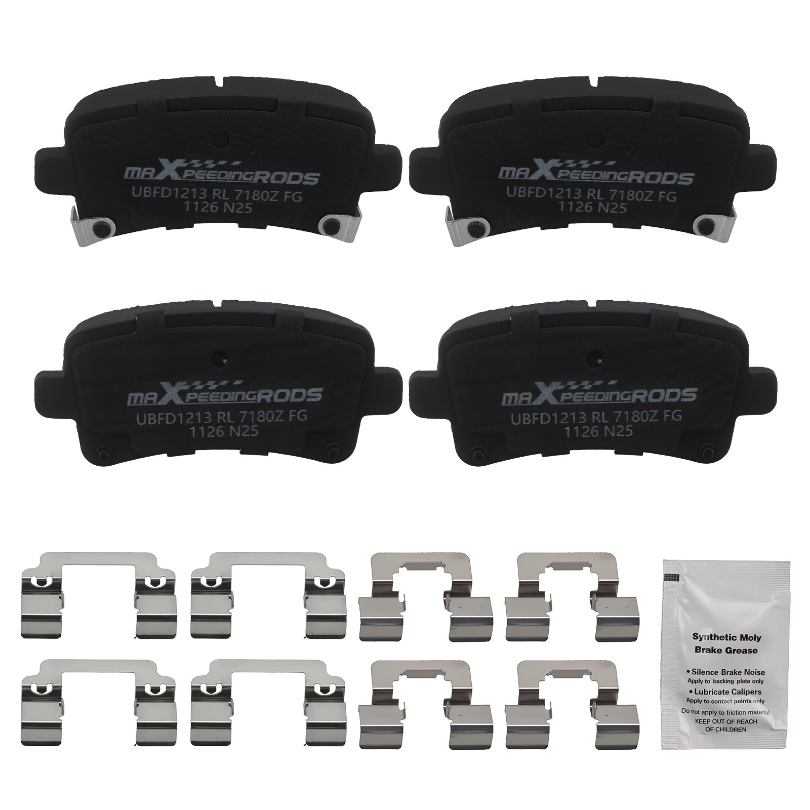 Rear Left&Right Brake Pads Set for Chevrolet Malibu Impala/Cadillac XTS/Saab 9-5