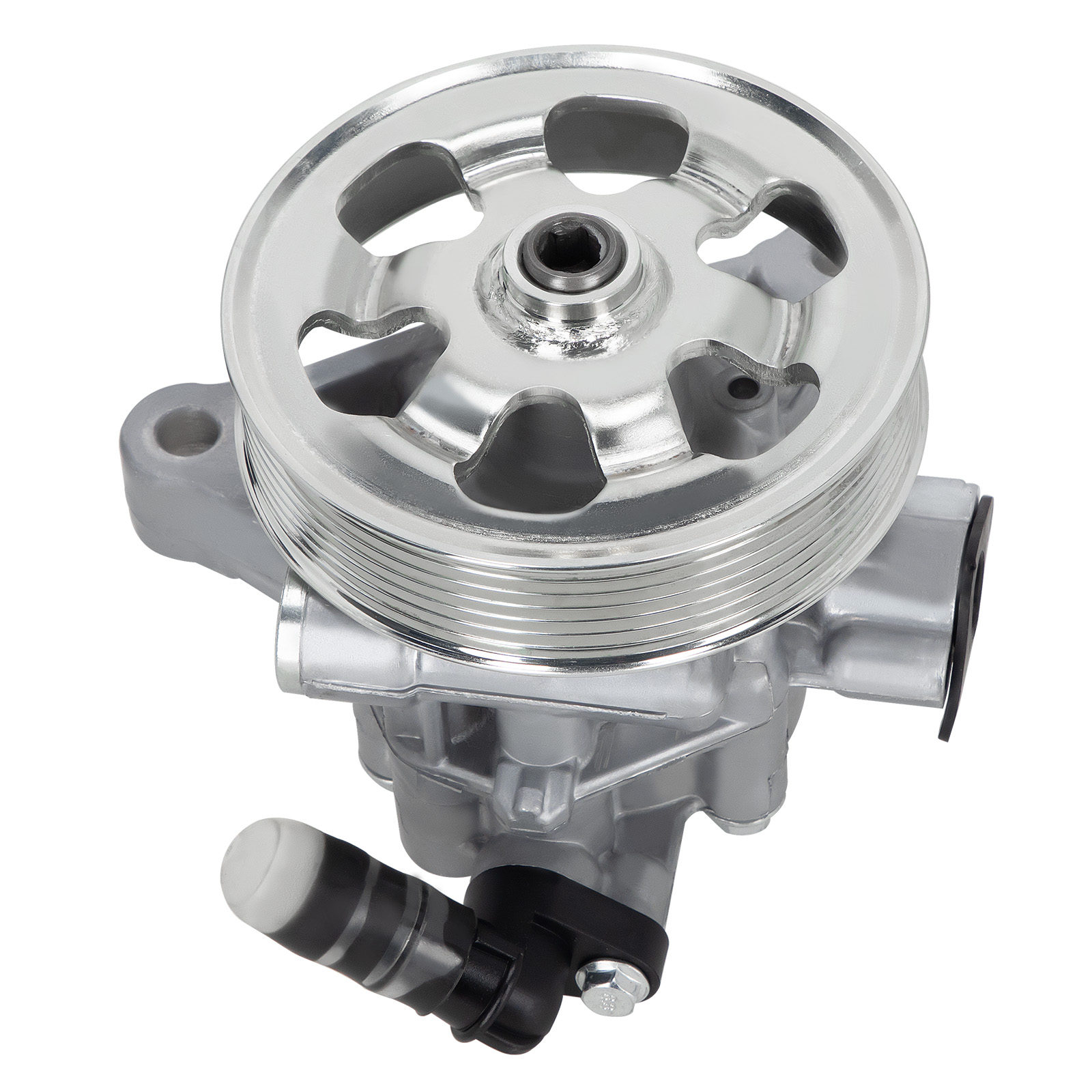 Power Steering Pump w/ Pulley for Honda Accord 2.4L L4 2008 2009 2010 2011 2012
