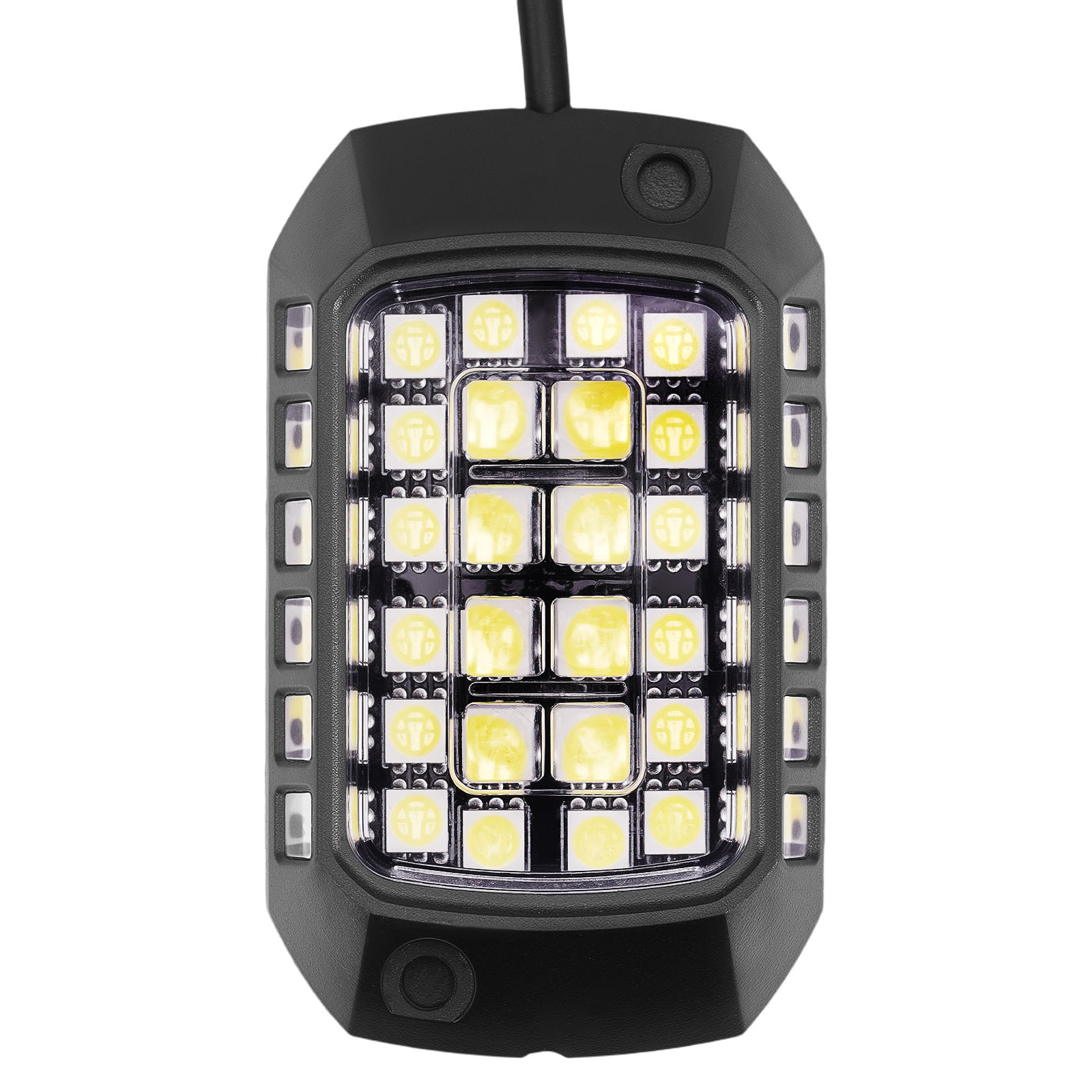 12x LED Rock Lights for Car Truck ATV UTV Boat Underbody Trail Rig Glow Lamp