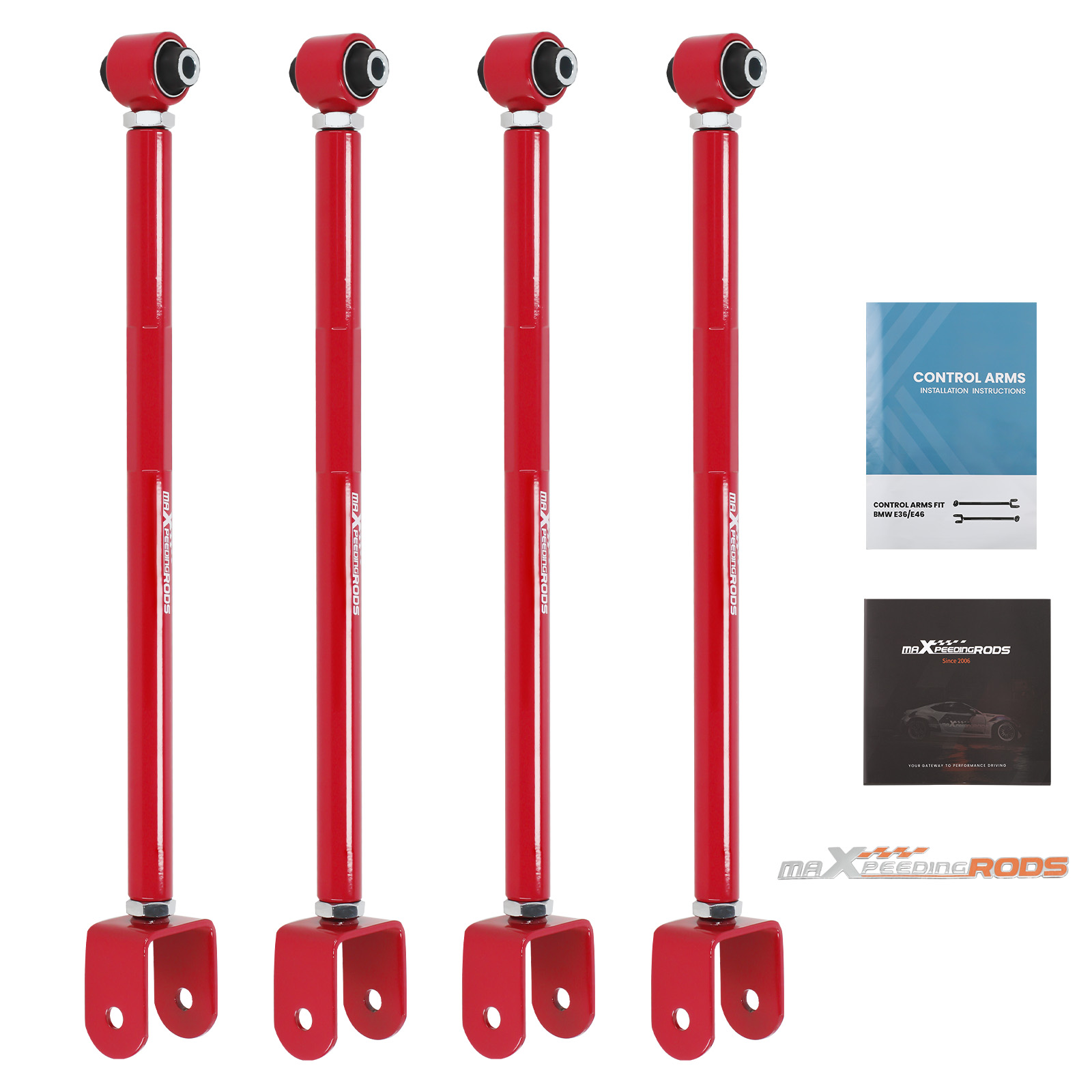 4x Bras De Suspension for Bmw 3 Série E36 E46 Z4 316323328 Rear Lower Upper