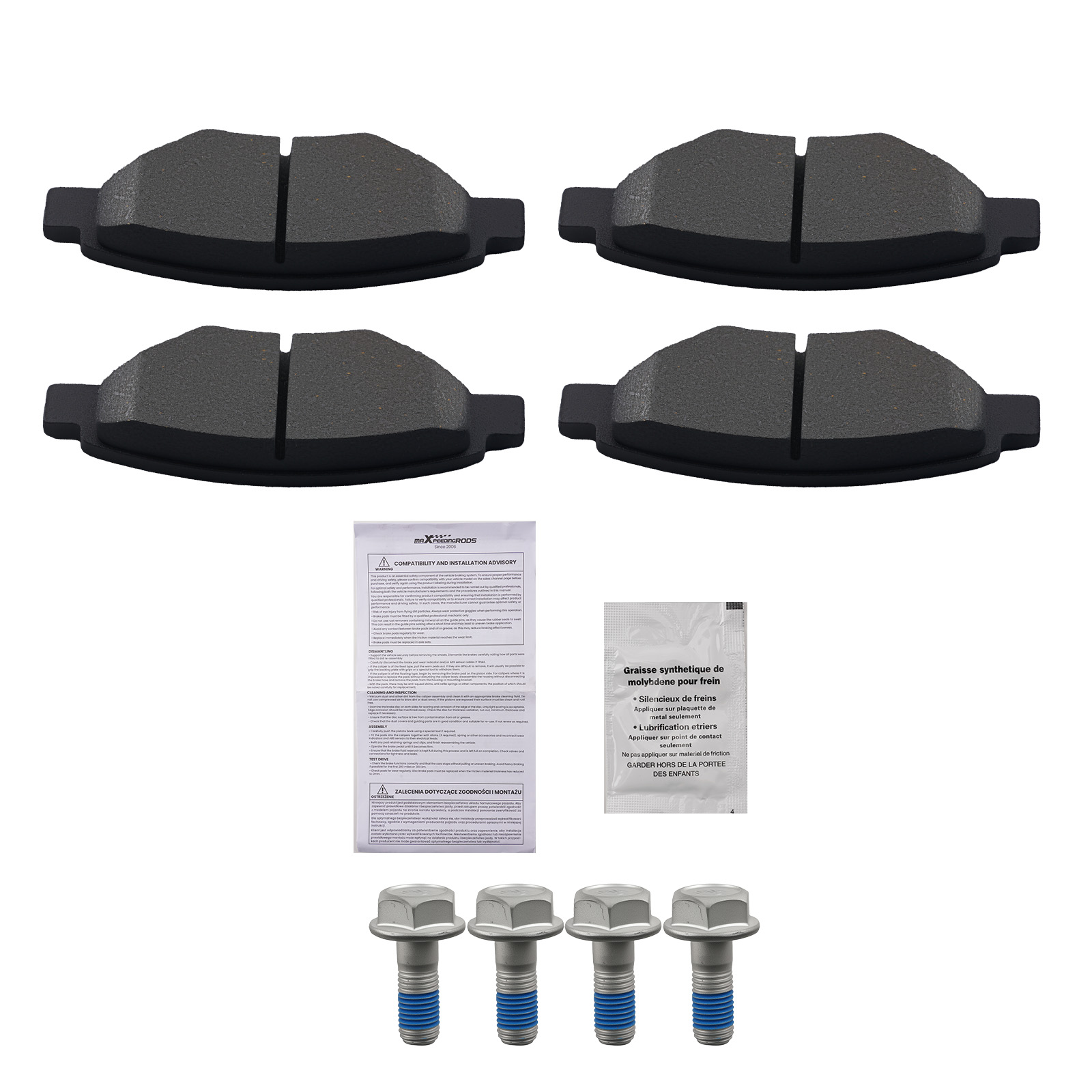 Schwimmende Bremsklötze for Peugeot 107 108 Toyota Aygo Citroën C1 044650H031