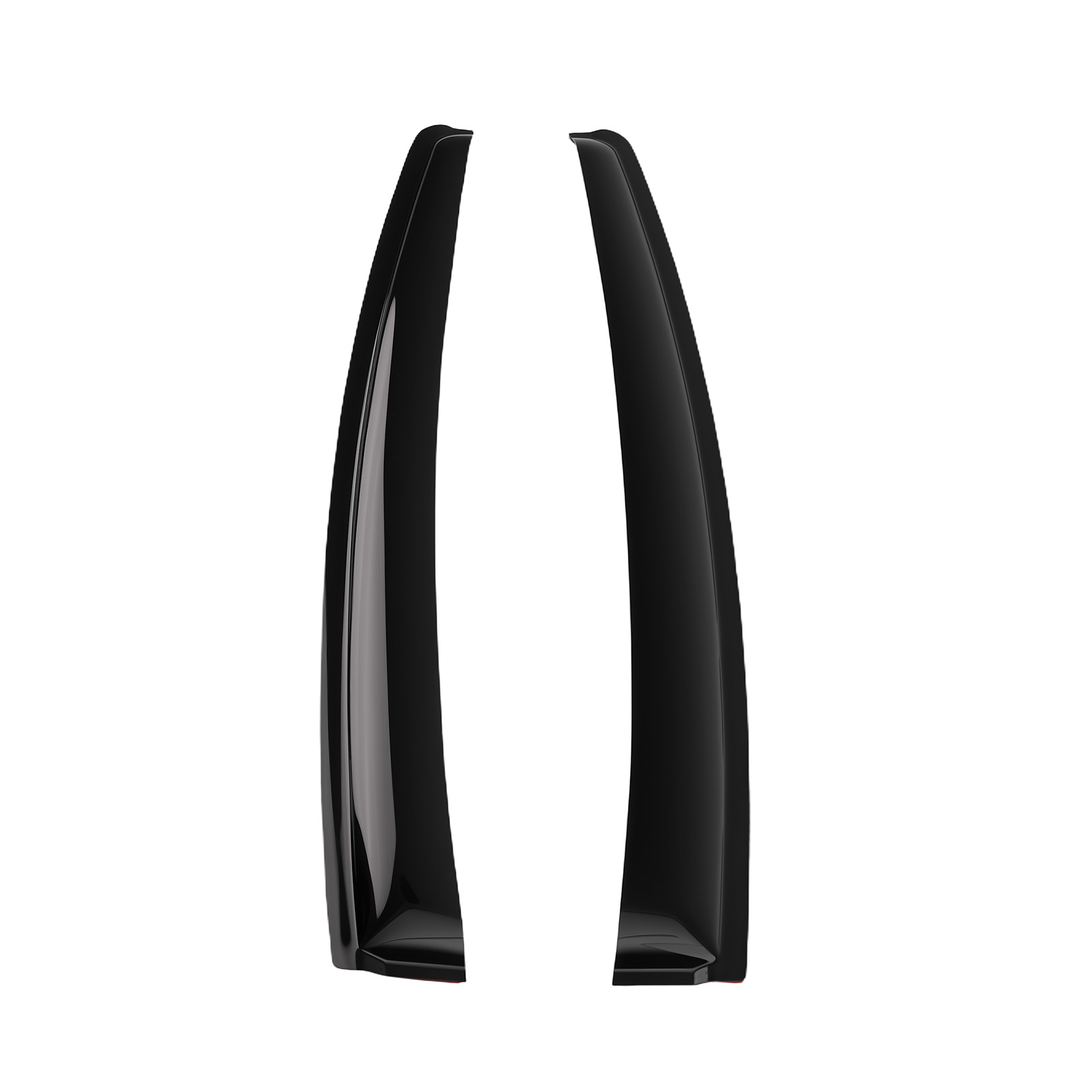 Wind Deflectors Rain Guard Vent for Honda HR-V 2016-2022 Outside Mount Black