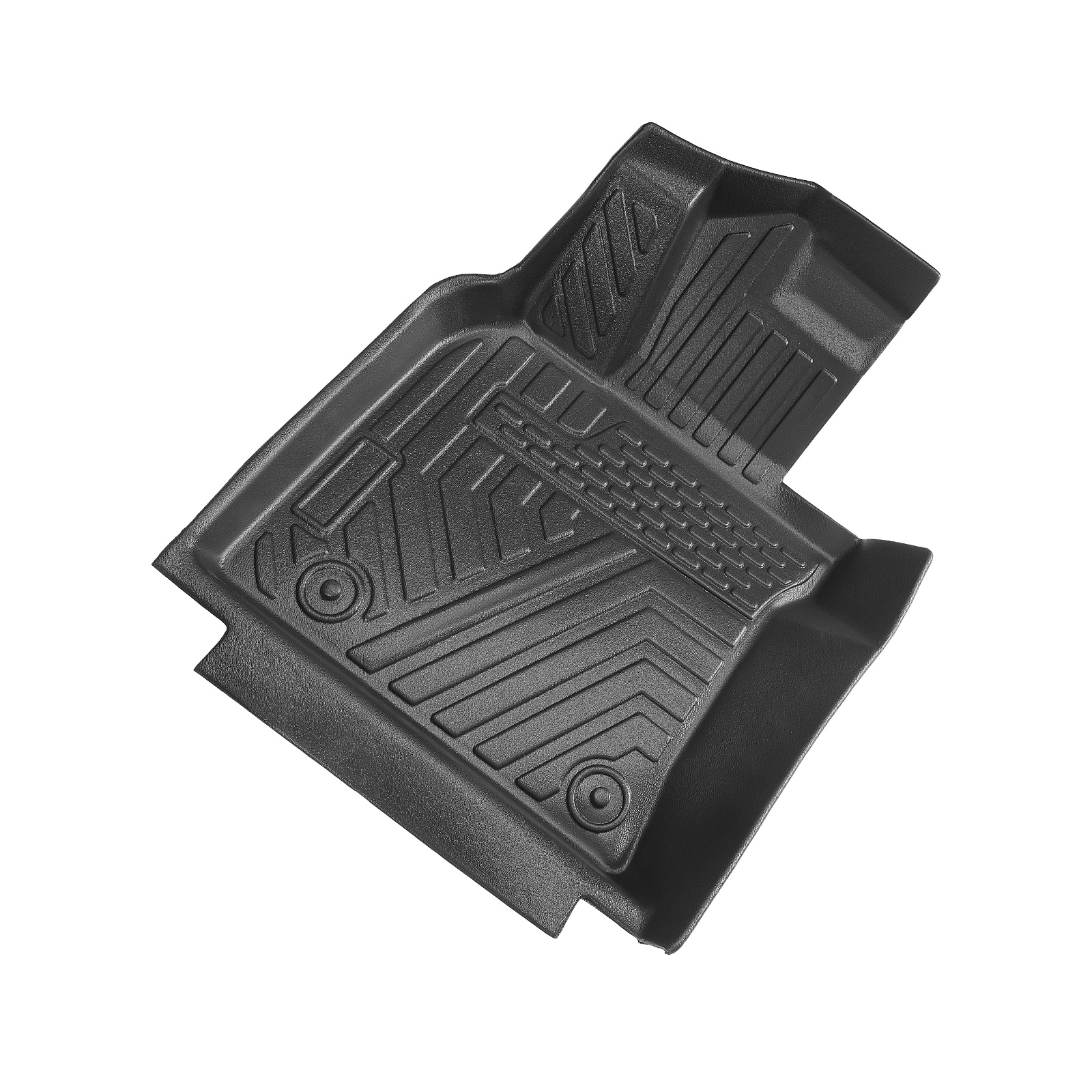 Black Floor Mat 3pcs Kit for Toyota Camry 2018-2023 Rubber TPE All-Weather