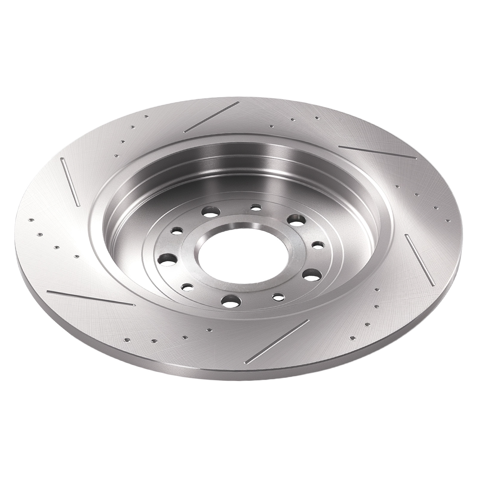 Rear Drilled Slotted Brake Rotors Ceramic Pads for Lincoln MKS MKT MKX/Ford Flex