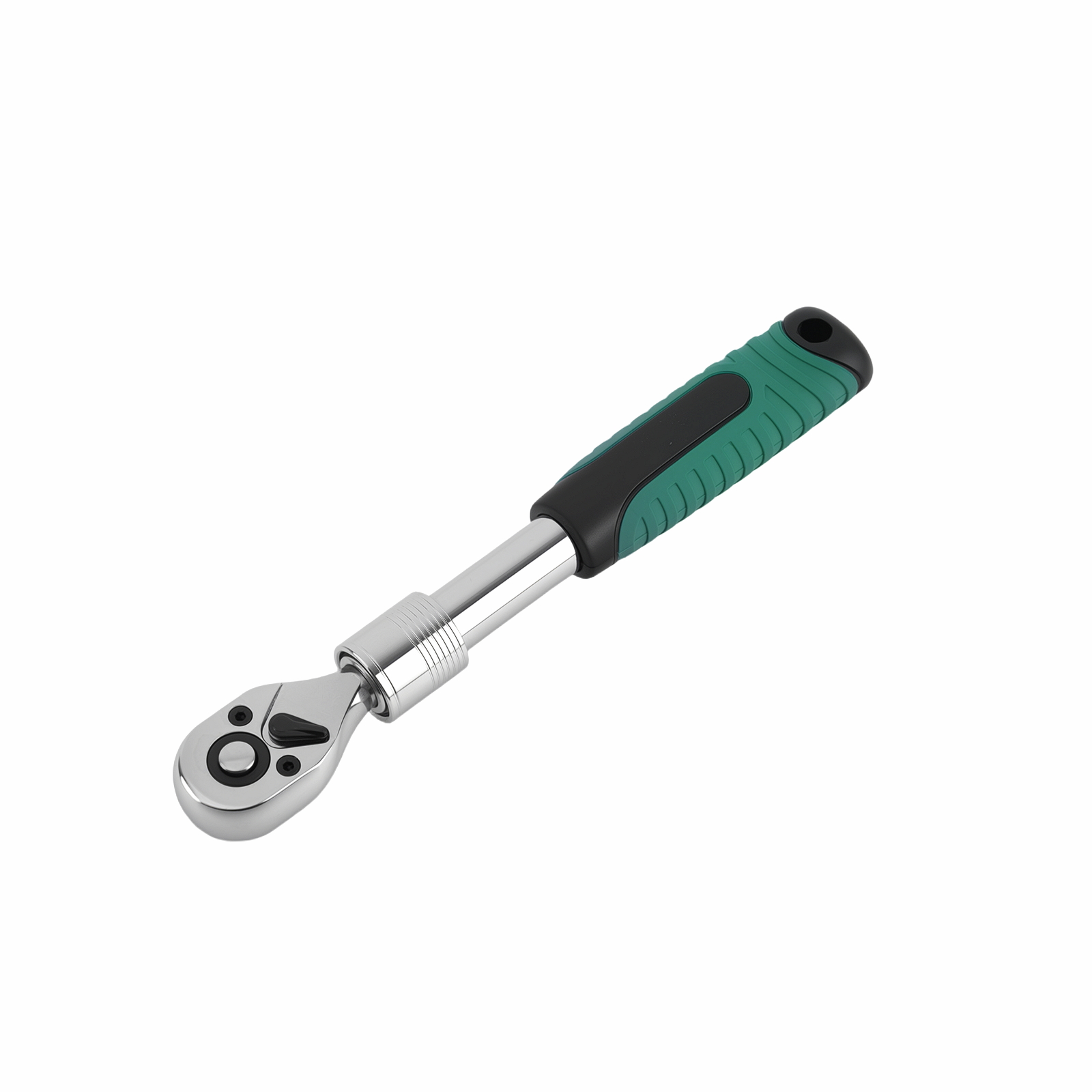 Heavy-Duty 3PC Ratchet Set 1/4 3/8 1/2 Drive 72-Tooth Extendable Handle Tools