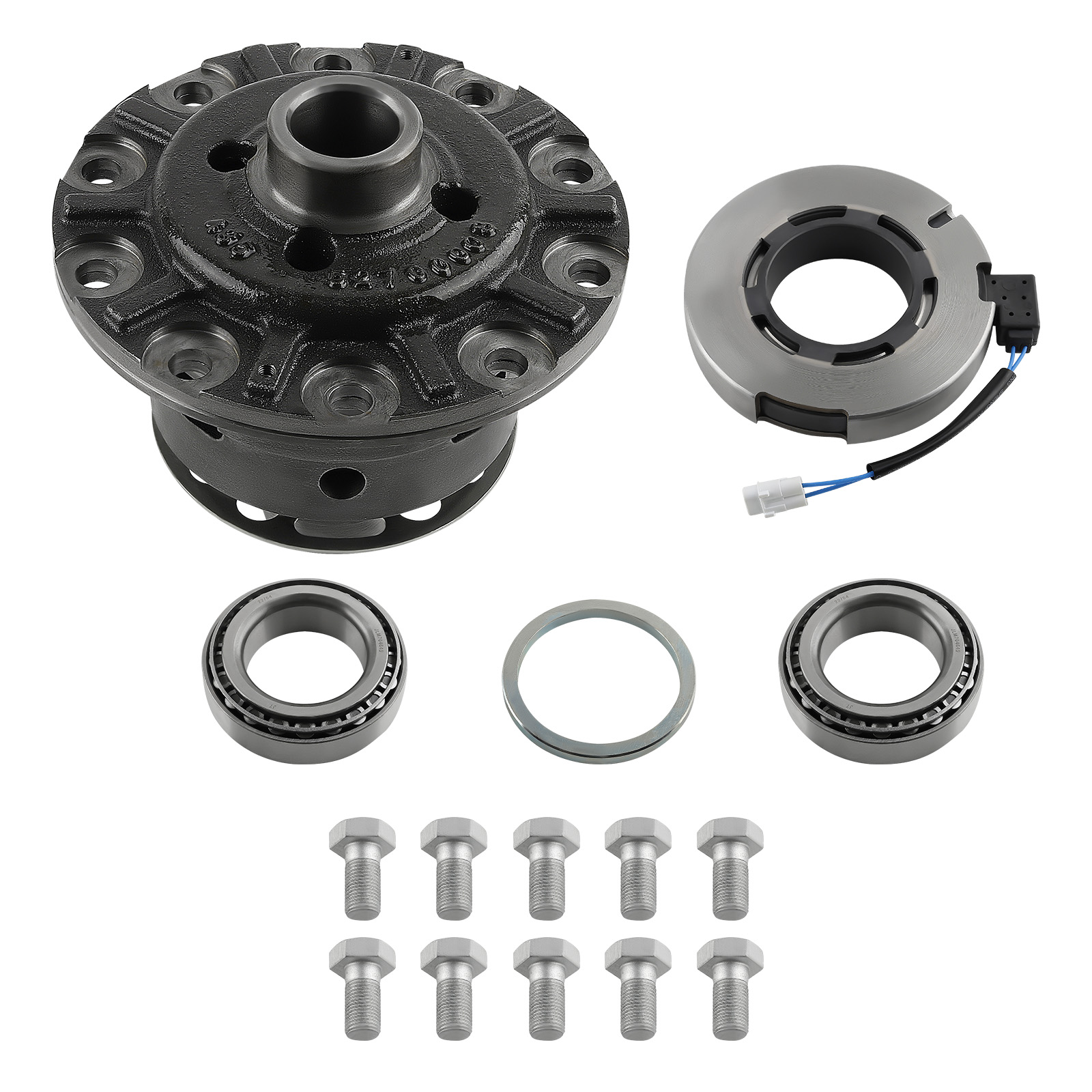 Rear Differential Case Axle Locker Kit for Jeep Wrangler 07-18 32 Spline Dana 44