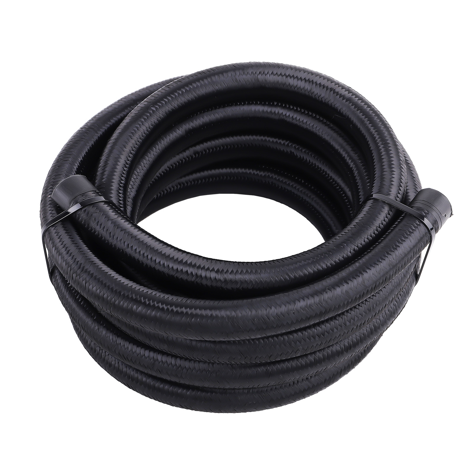 -10AN 10AN Steel Nylon Braided Gas/Oil/Fuel Hose Line + Hose End Fitting Kit set