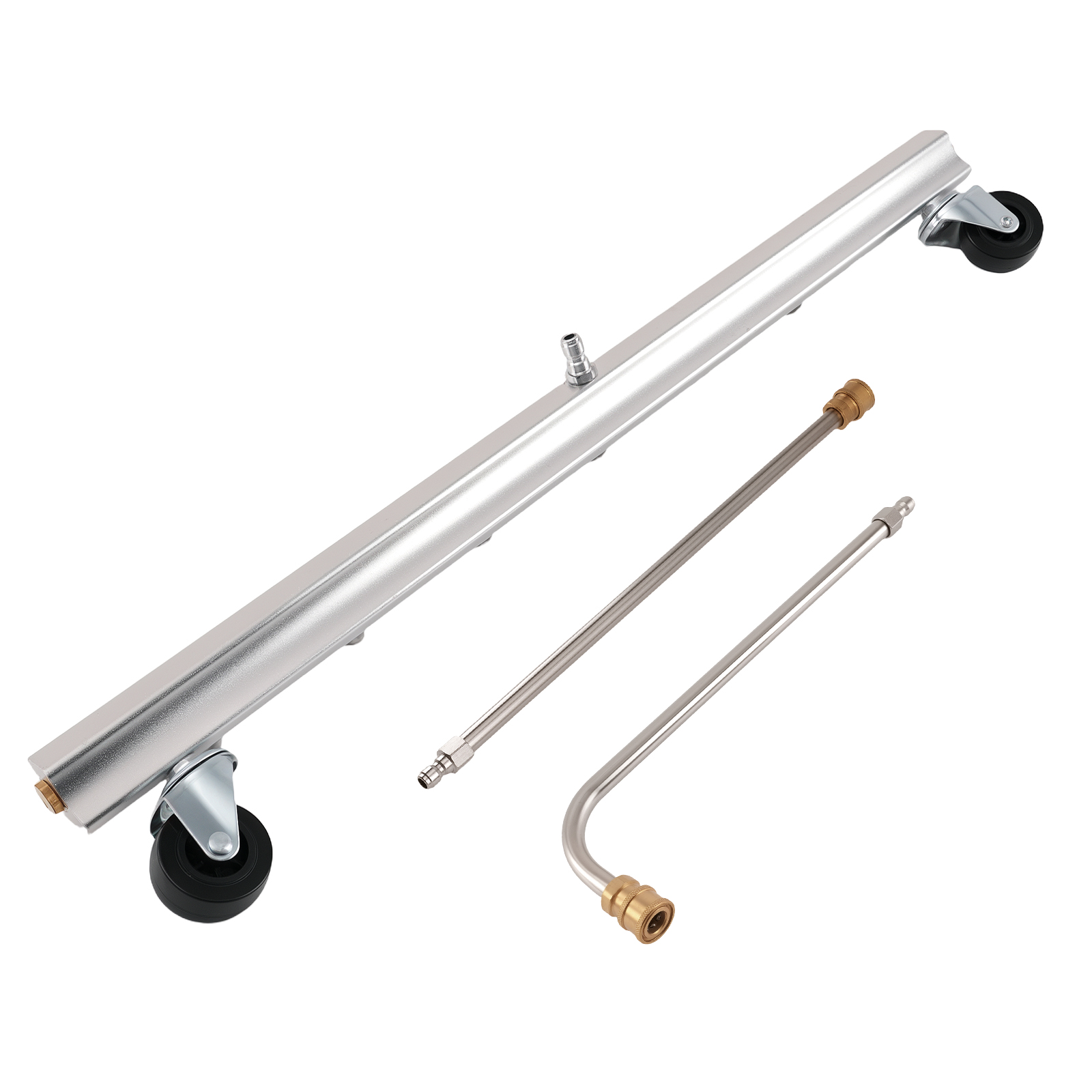 Power Washer Broom with Extension Wand & Multiple Nozzles Water Broom 4000PSI